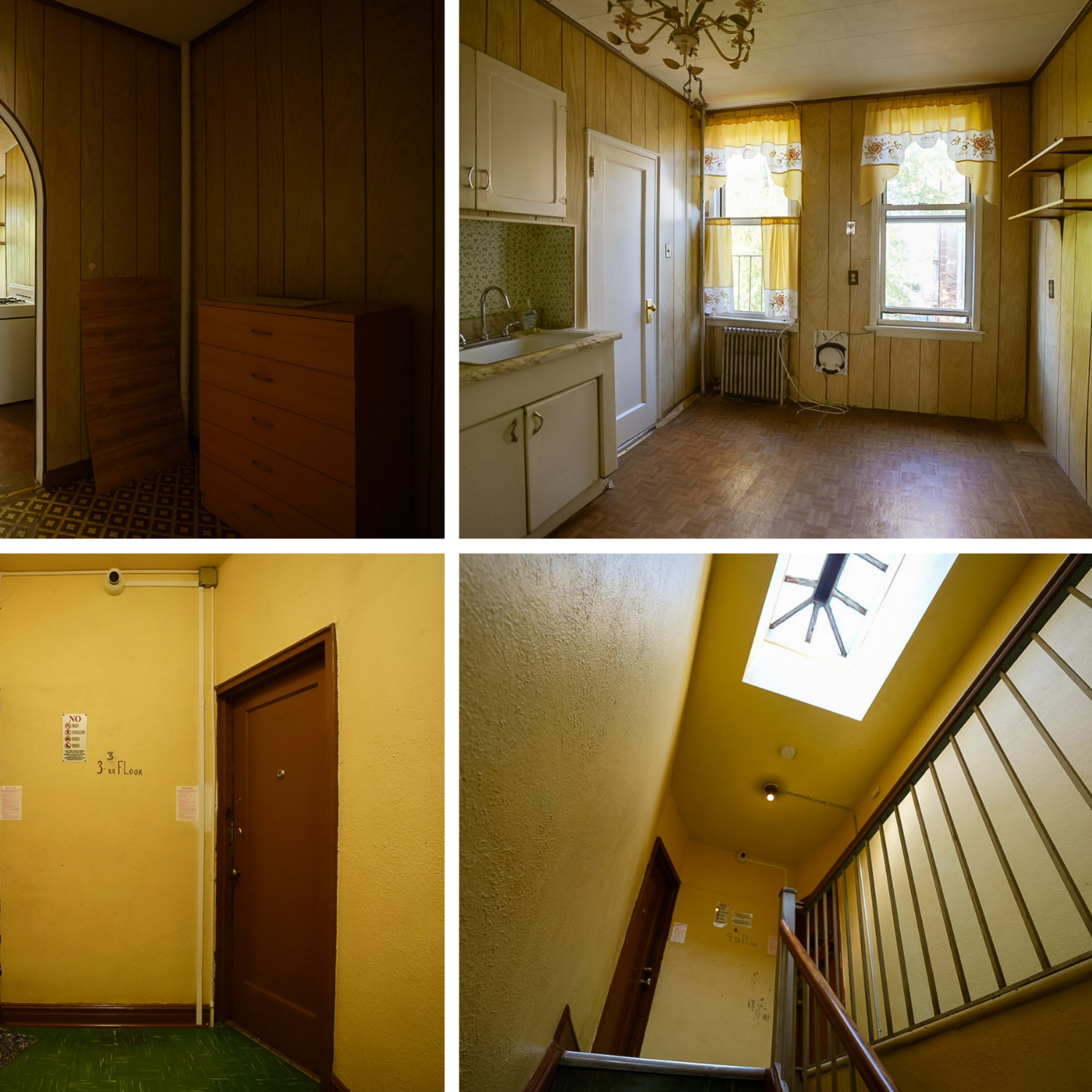 Two Vintage Retro Apartments with Natural Light with a Stairwell Image in Greenpoint, Brooklyn, NY