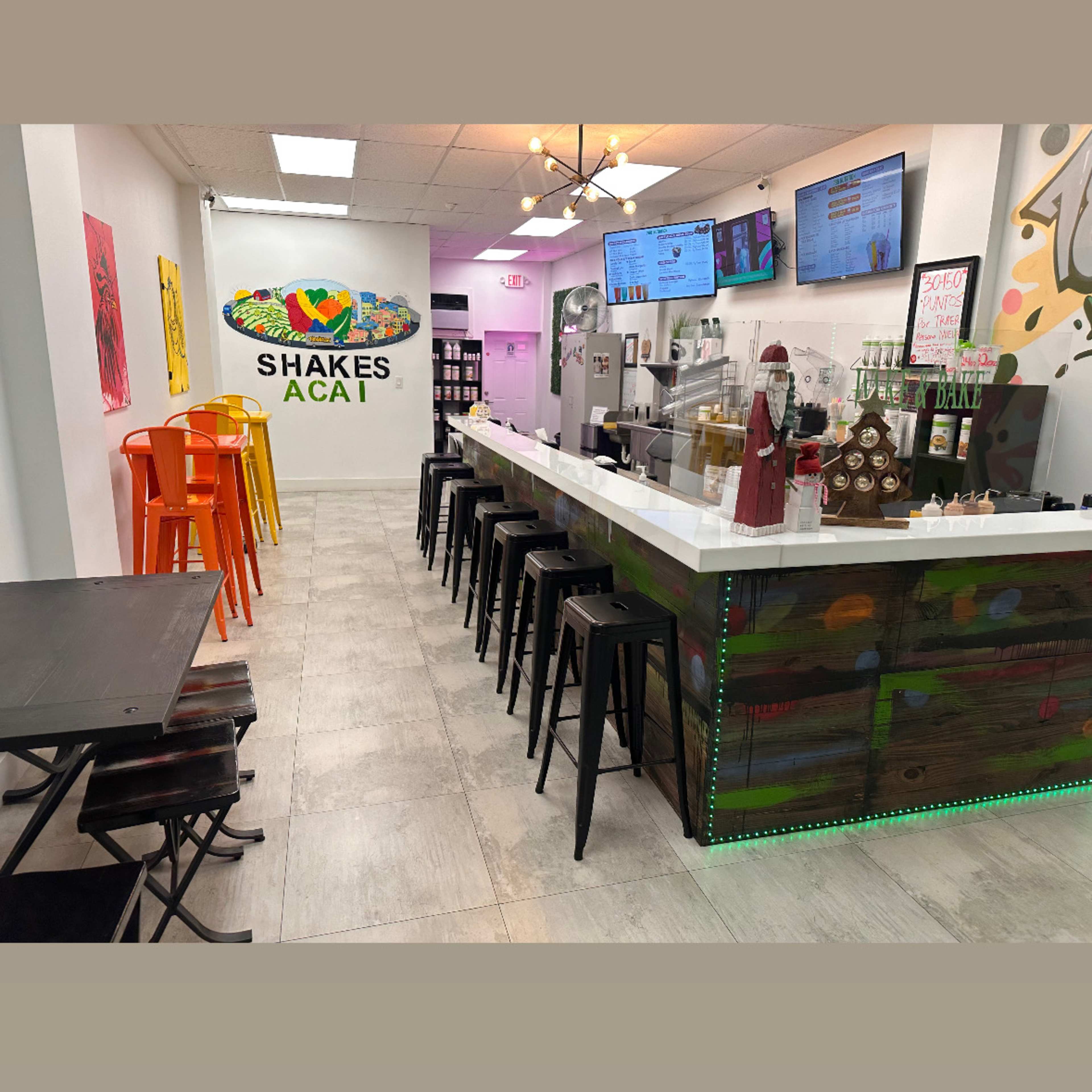 Vibrant Miami Cafe with Outdoor Seating Image in Little Havana, Miami, FL