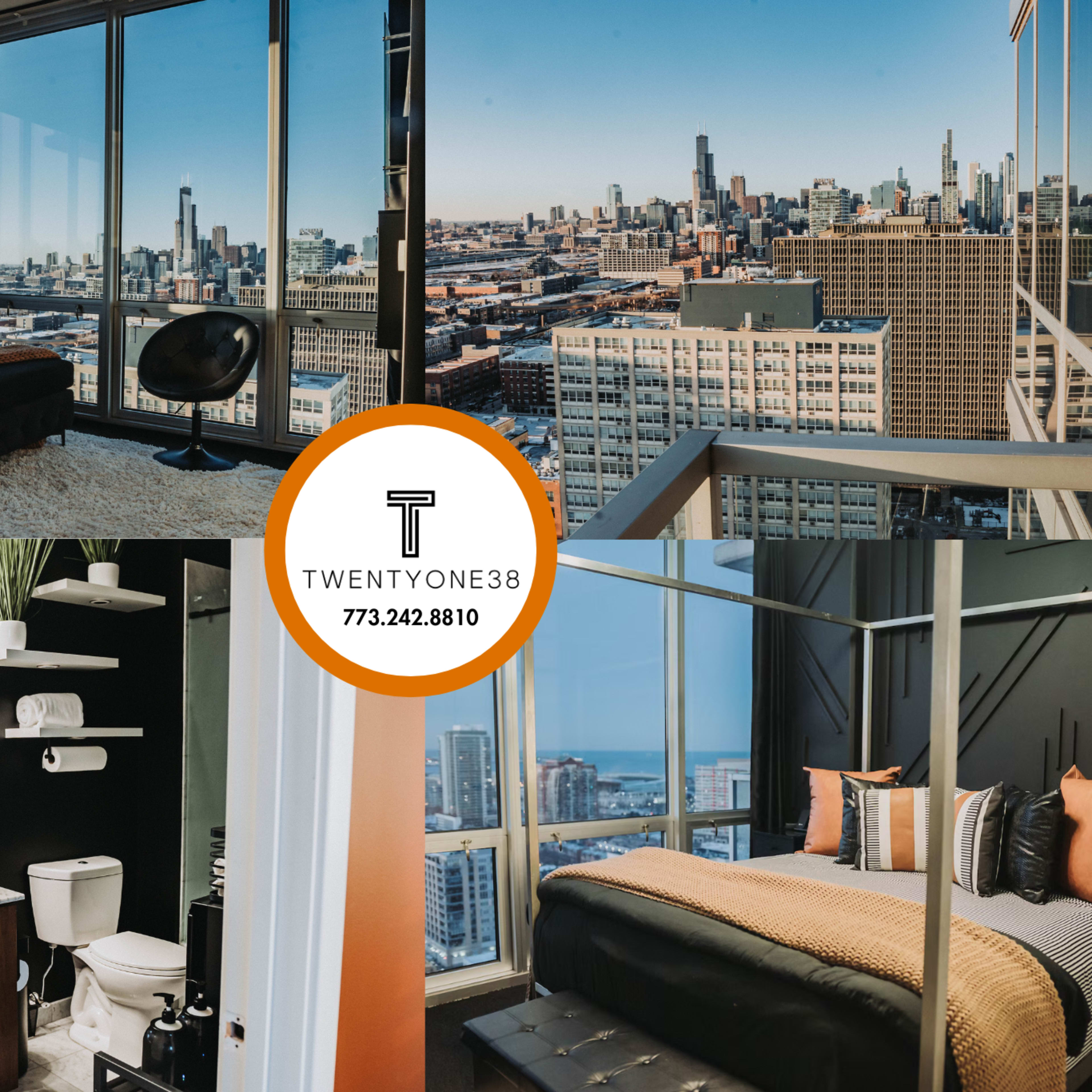 South Loop Trendy Flat | Amazing Views Image in Near South Side, Chicago, IL