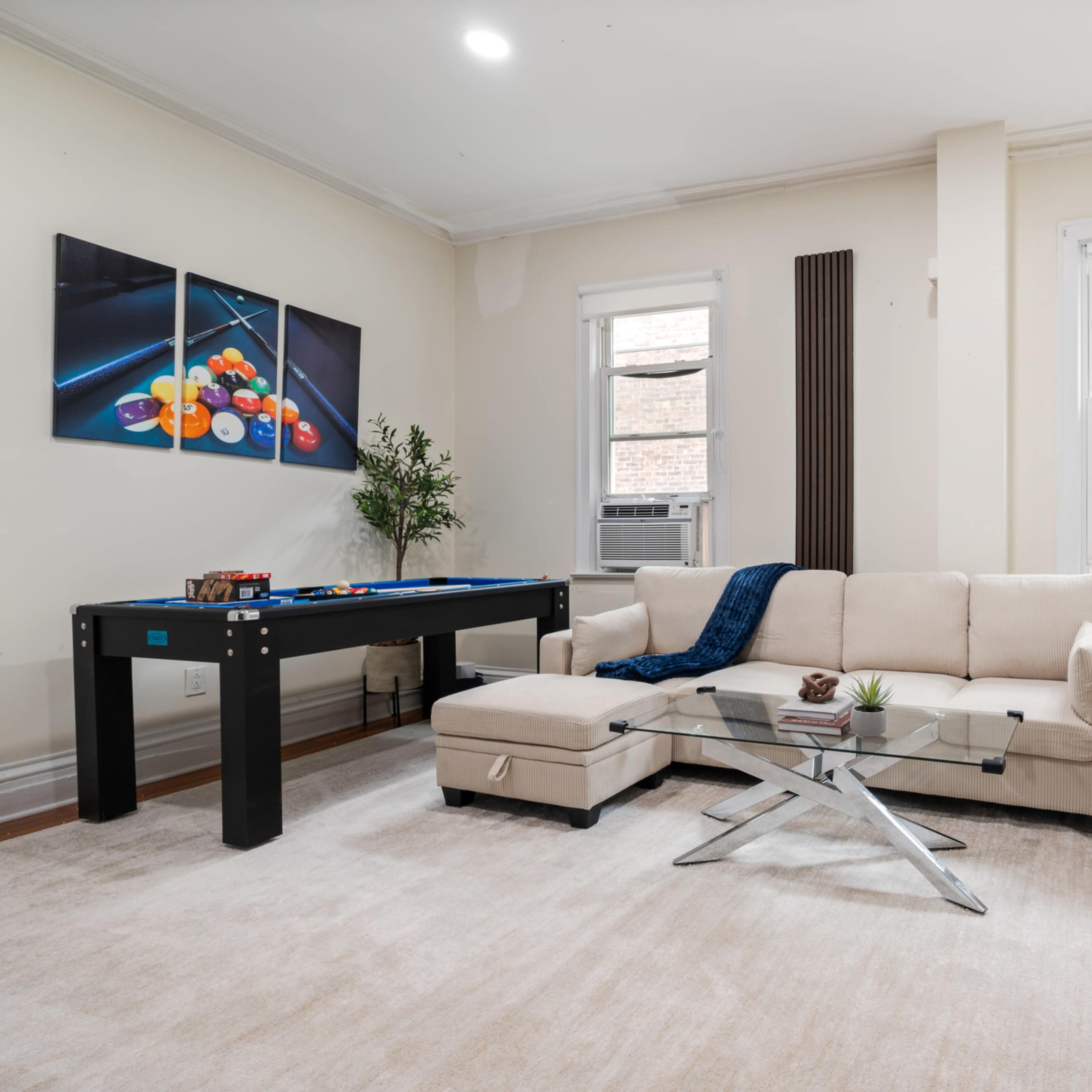 Spacious Modern Home-Pool Table, Backyard, BBQ, Parking Image in West Side, Jersey City, NJ
