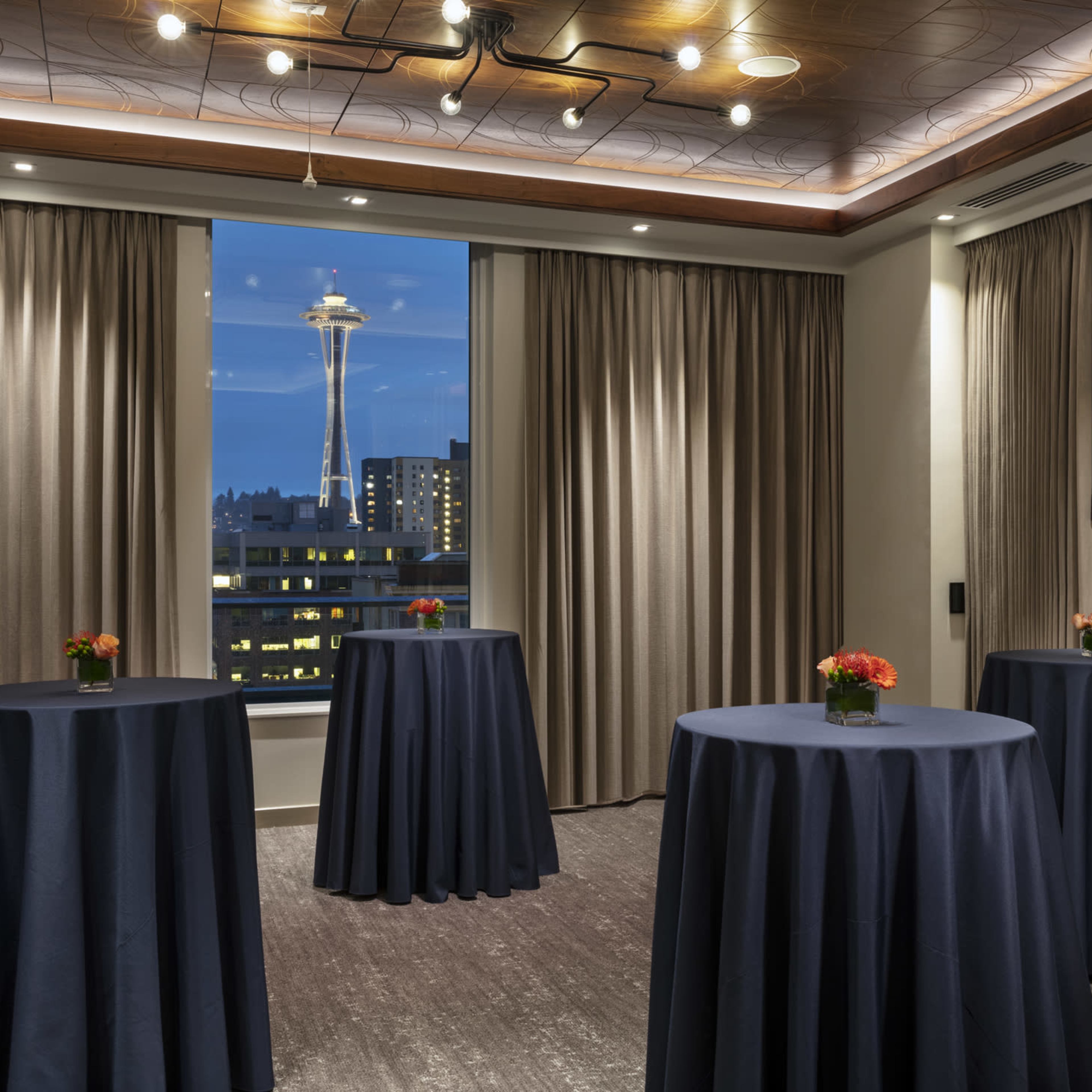 Belltown meeting space with large windows, private terrace and Space Needle views! Image in Belltown, Seattle, WA