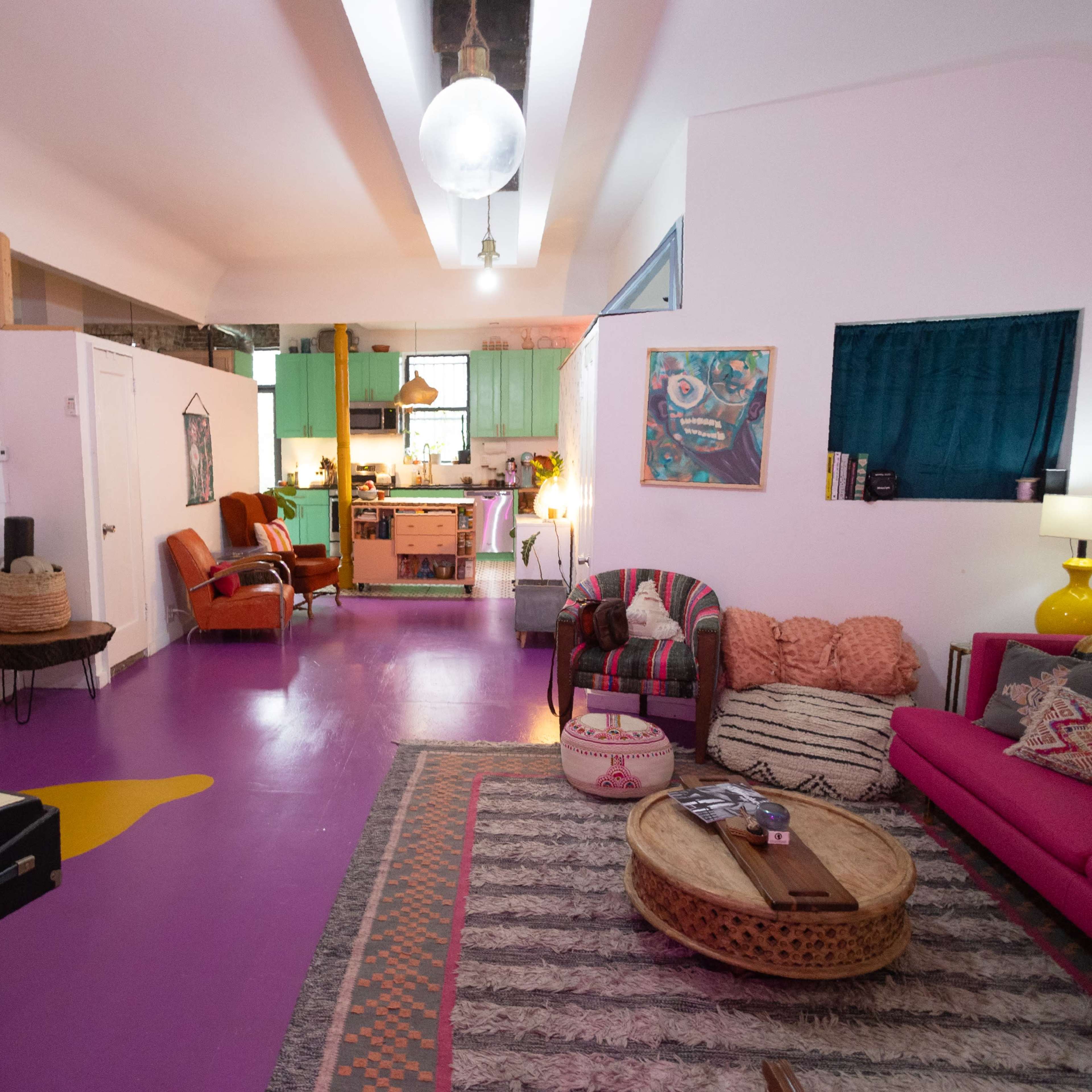Colorful Spacious Garden Apartment Image in Red Hook, Brooklyn, NY