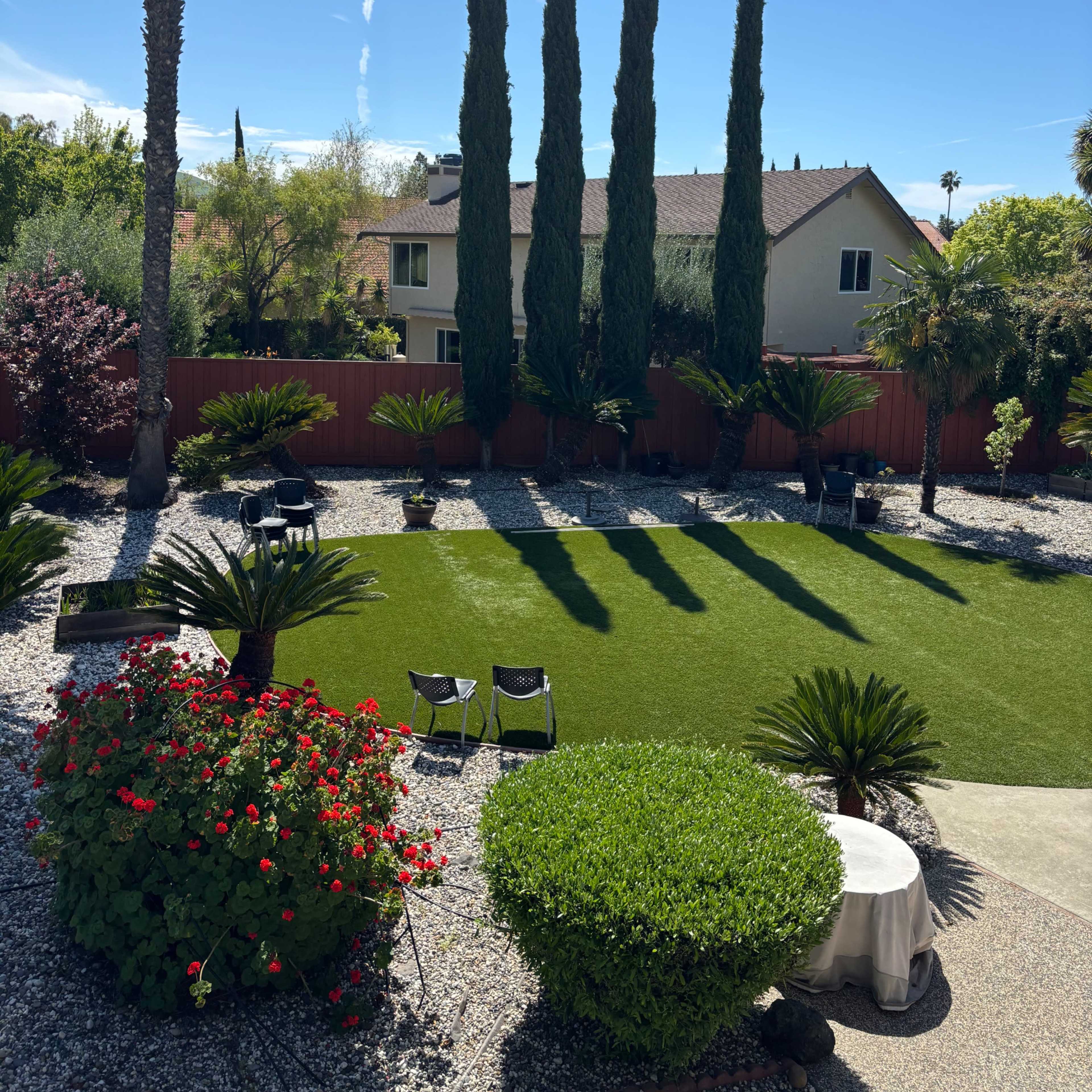 18000 sq ft backyard in a orchard setting  with a rooftop Image in Weibel, Fremont, CA