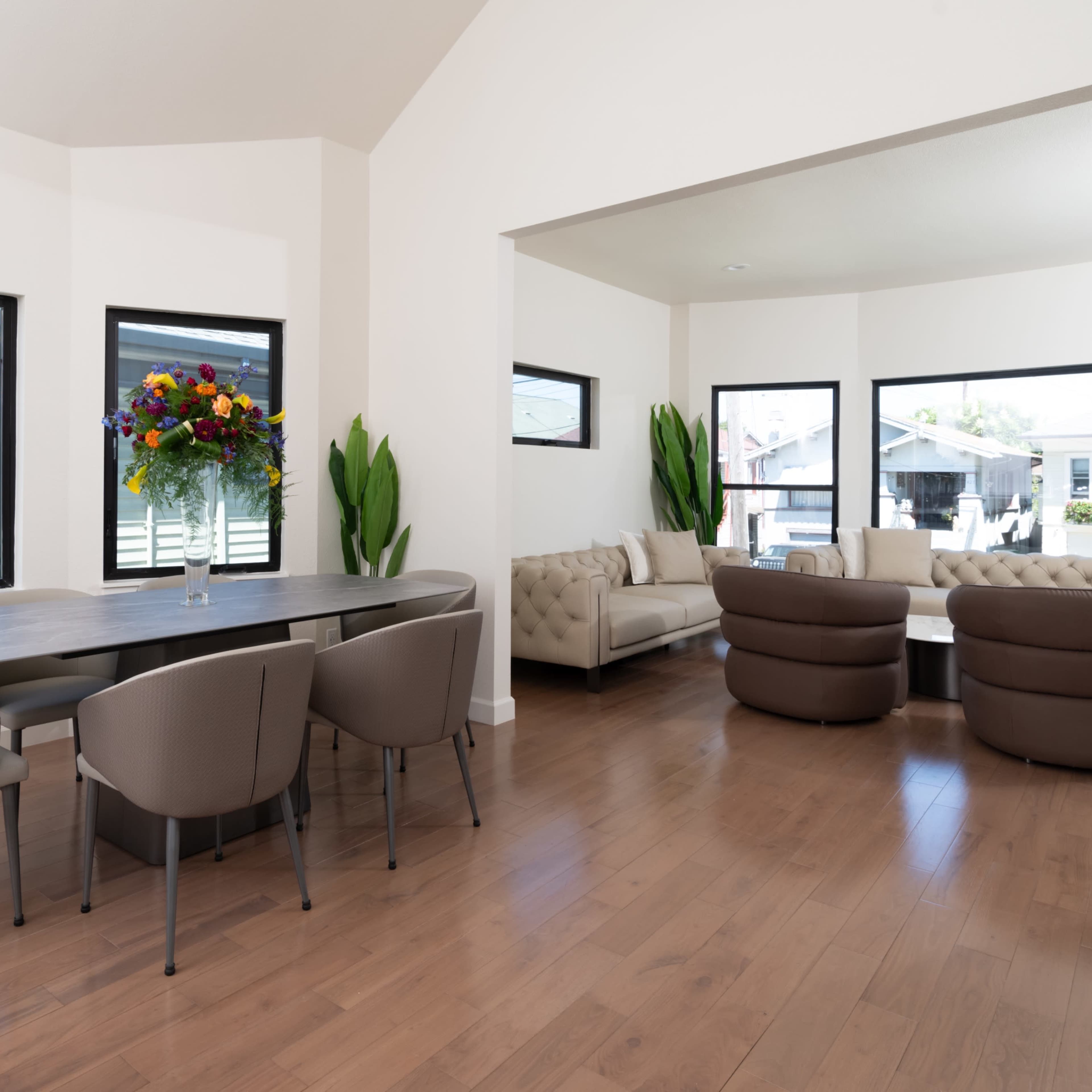 Ultra modern new construction house with vaulted ceilings and elevator Image in Bushrod, Oakland, CA