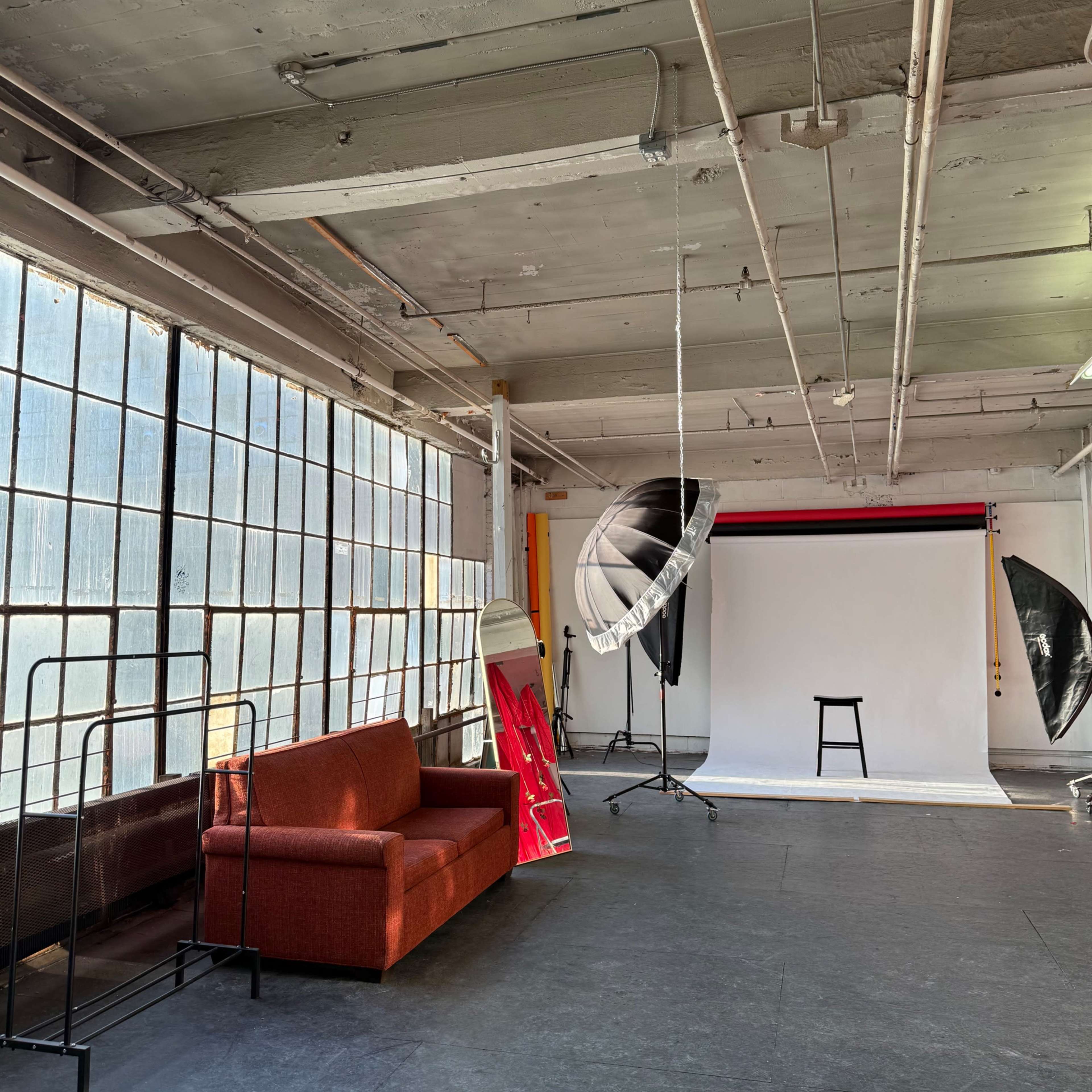 Industrial Studio | Natural Light | Set Design | Downtown Image in Russell Industrial, Detroit, MI