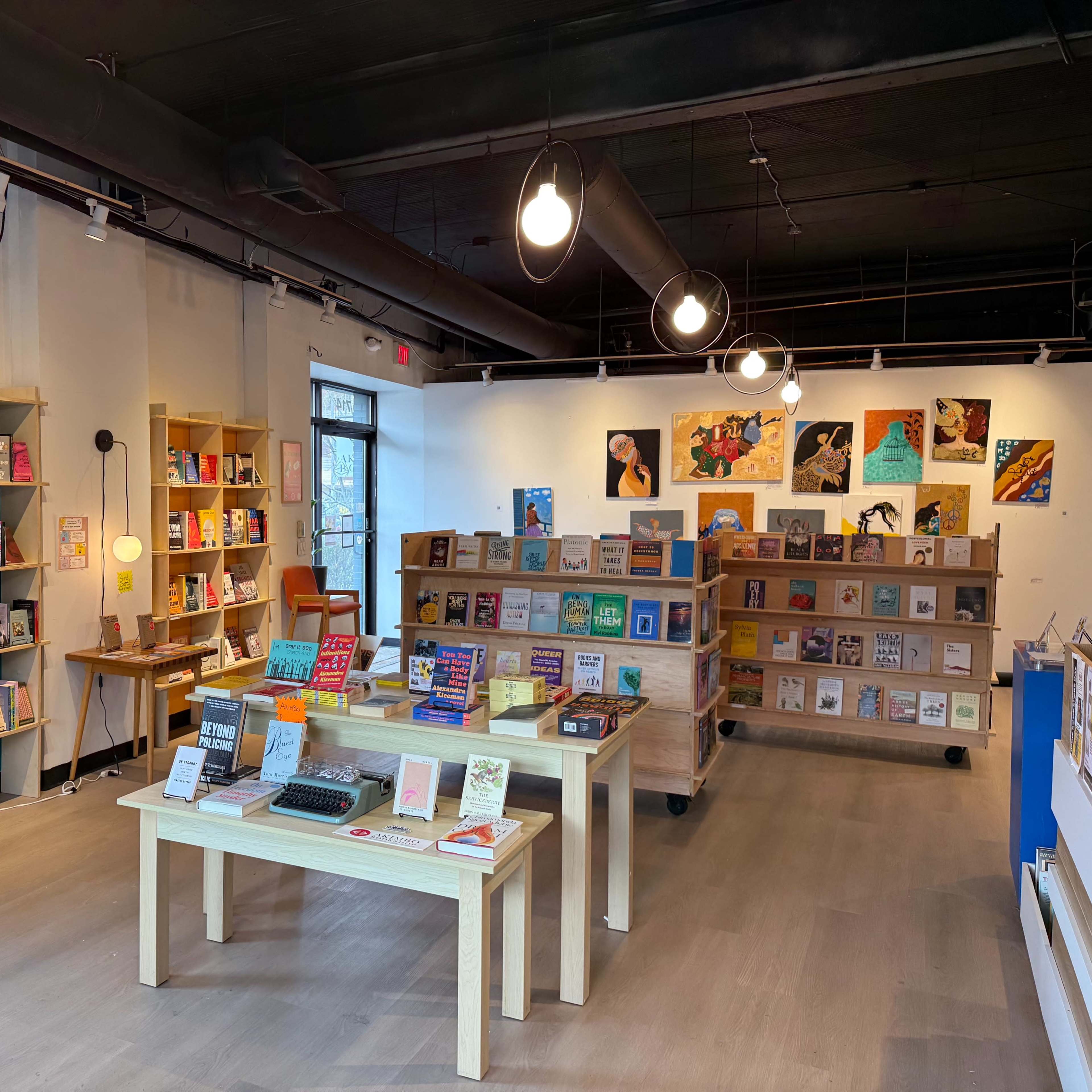 Modern, Open Layout Bookstore Image in Neighborhood of the Arts, Rochester, NY