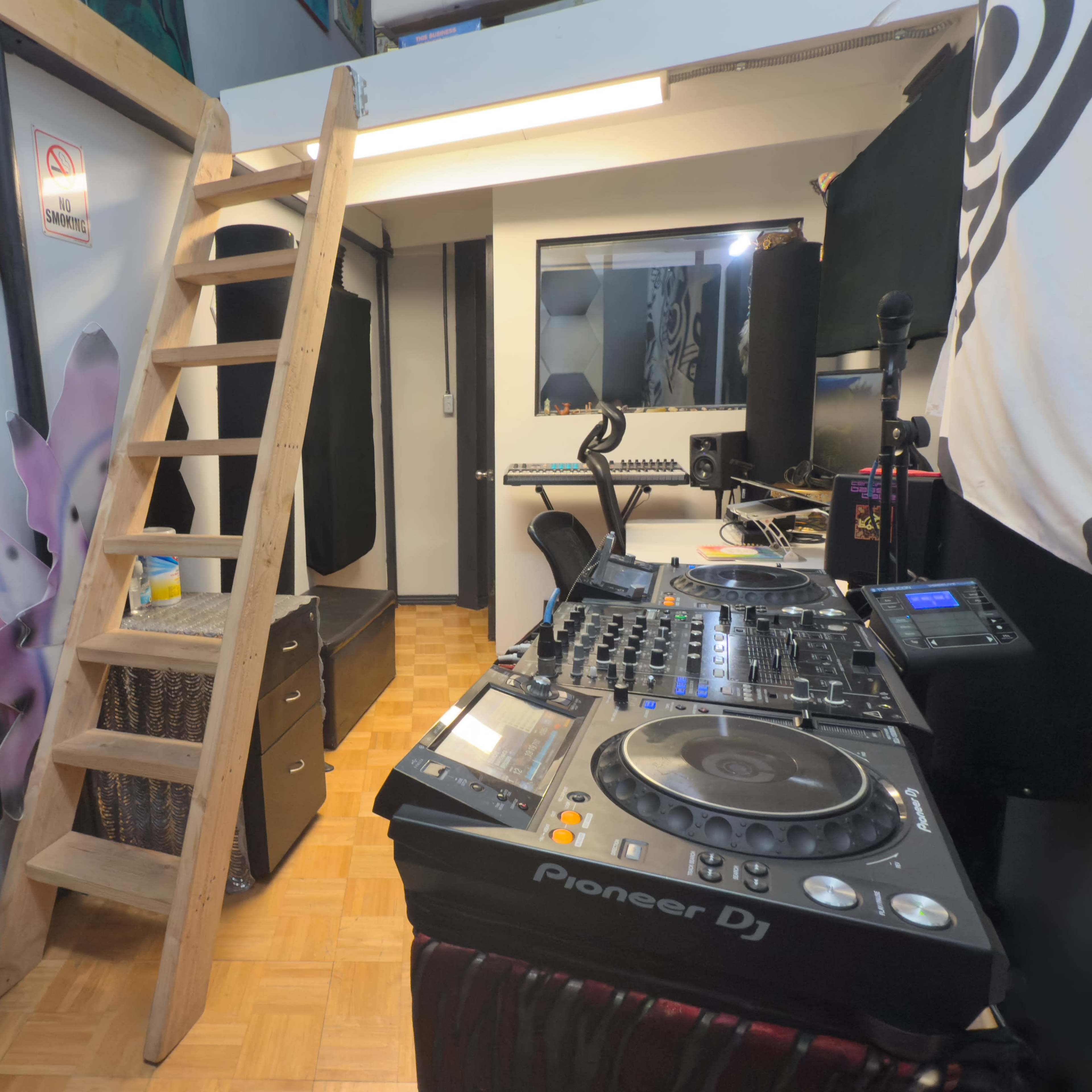 Burbank Music Studio: Recording, Production & DJ Setup with Loft Lounge Image in Burbank, Burbank, CA