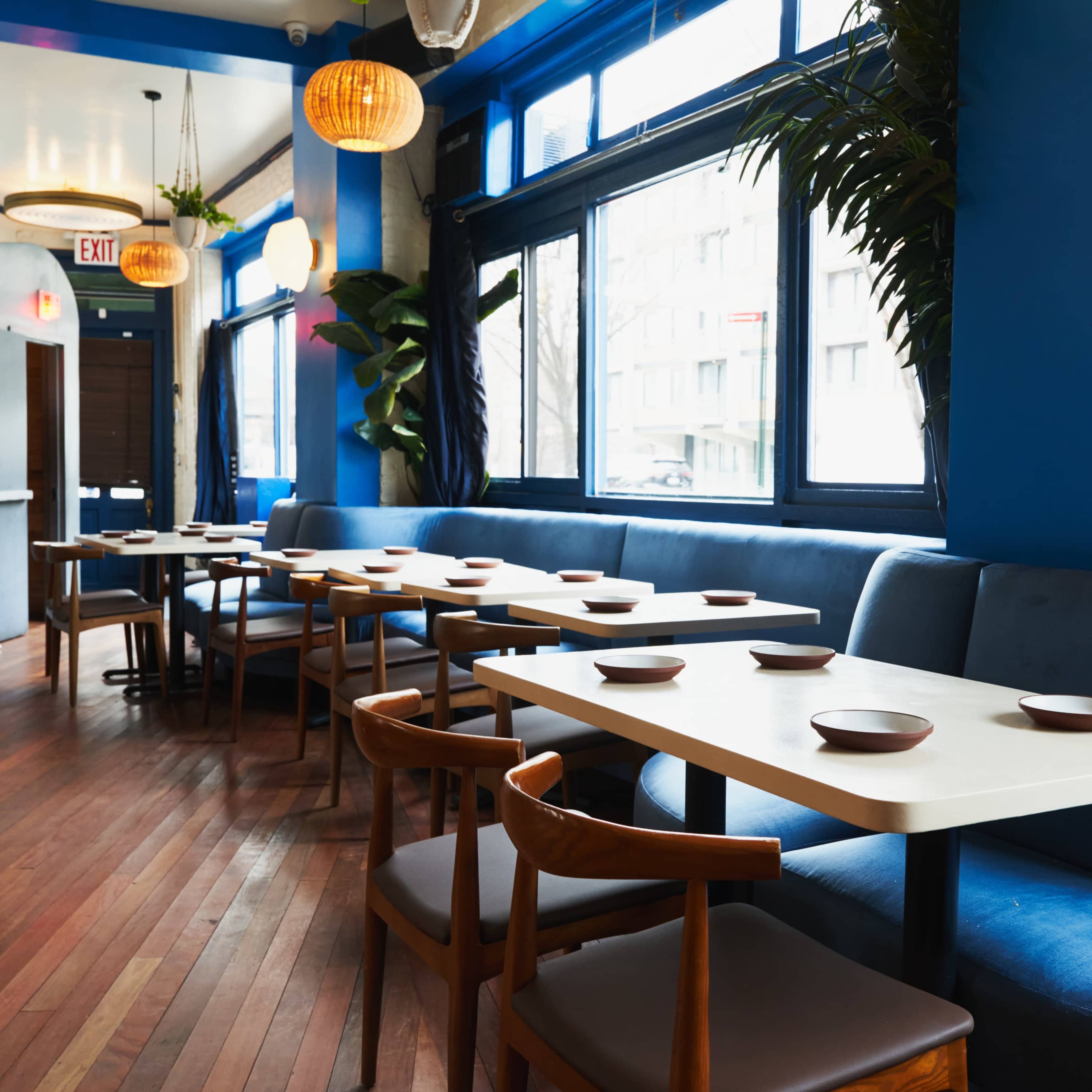 Well-designed and airy beautiful restaurant for private events and filming Image in Williamsburg, Brooklyn, NY