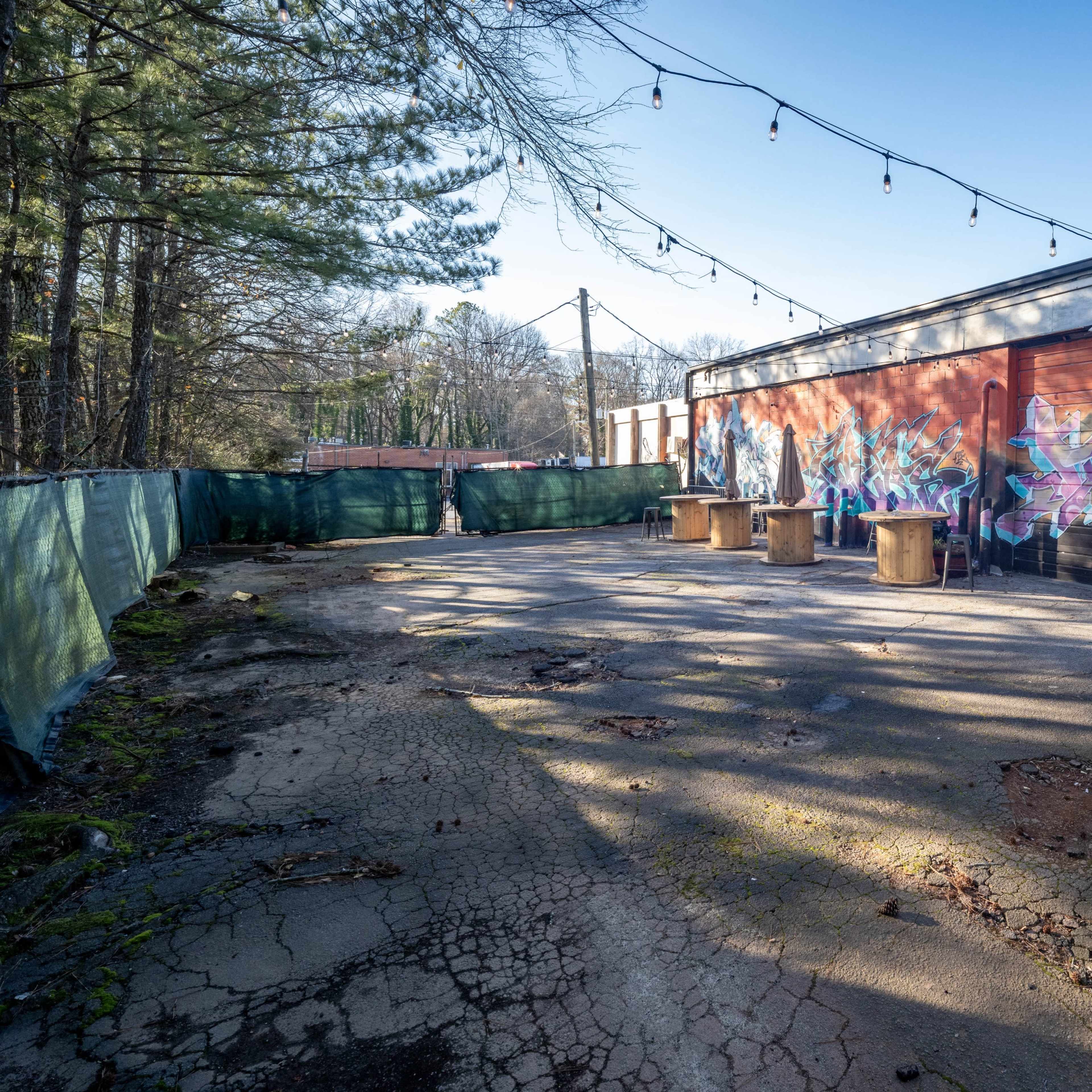 Exterior Graffiti Location | Vision Studios | TitleFrame Image in Chamblee, Chamblee, GA
