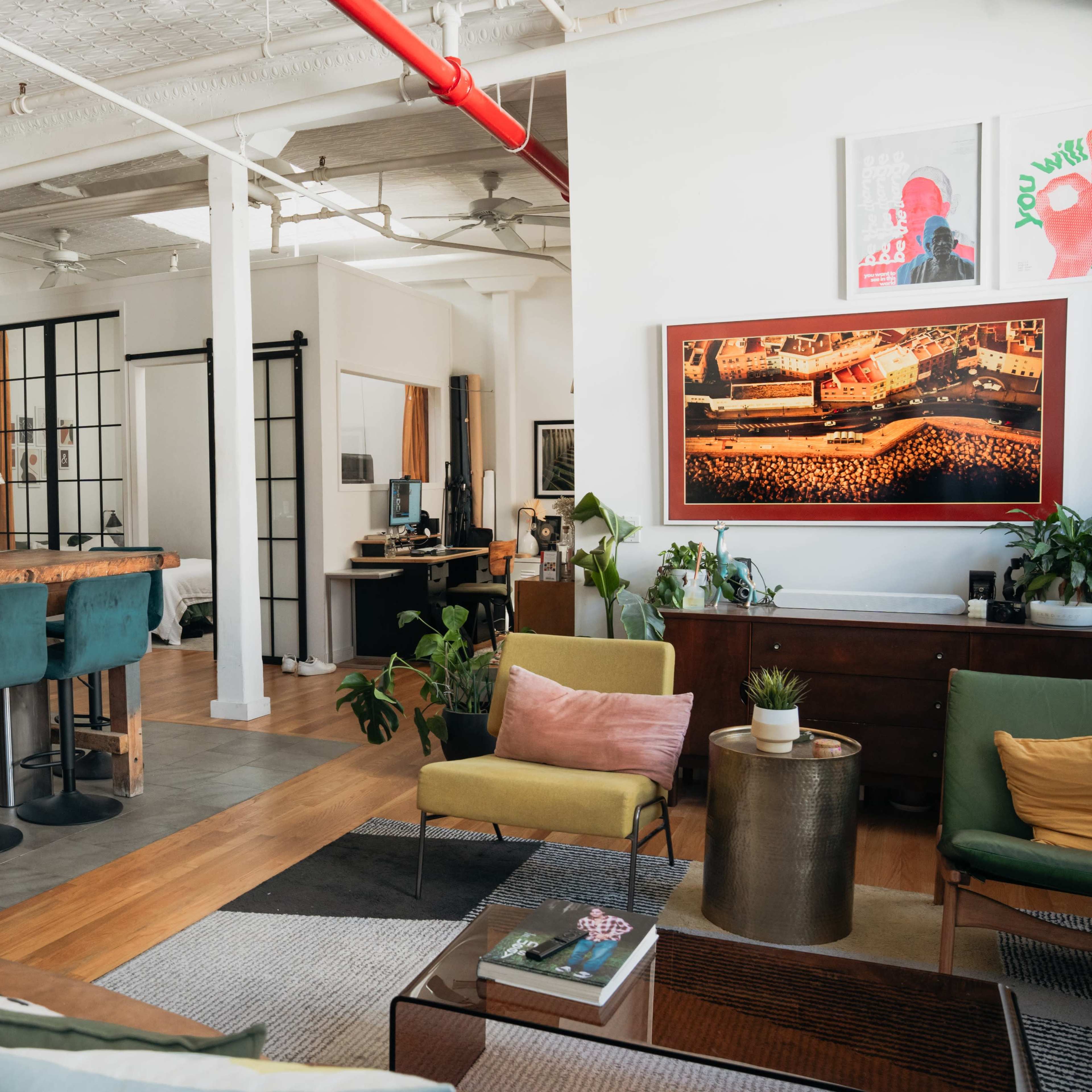 Eclectic, Light-filled Williamsburg Art Directors Loft and Photo Studio Image in Williamsburg, Brooklyn, NY