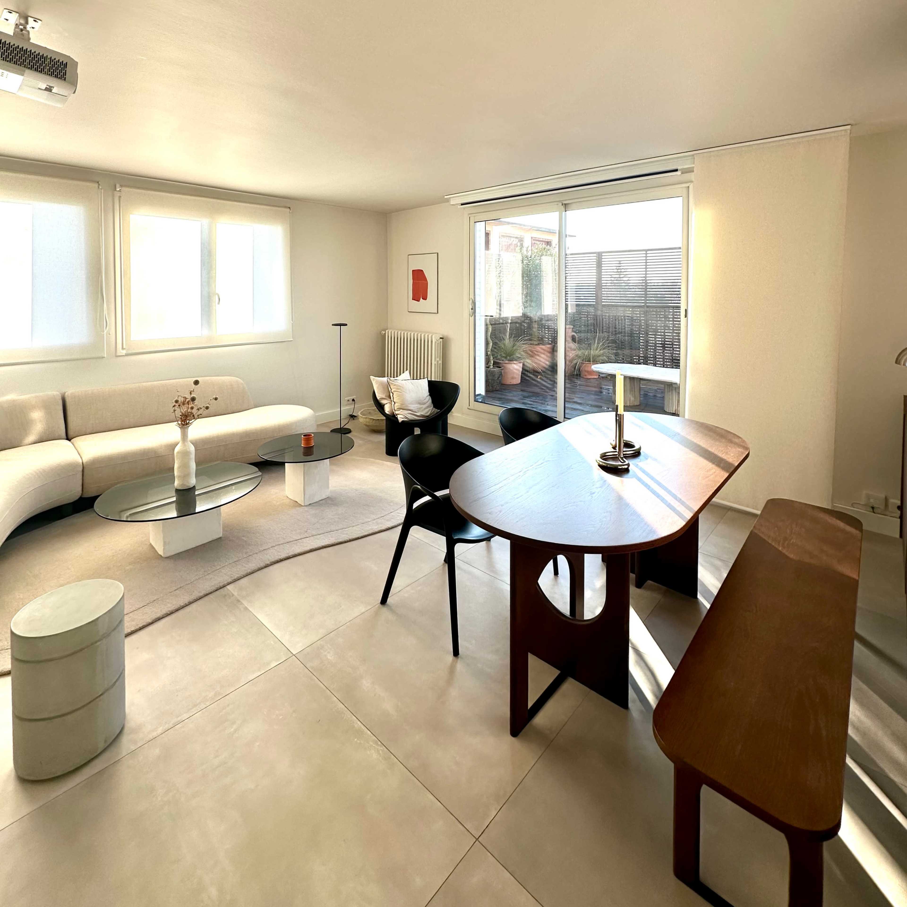 Loft design avec terrasse Image dans Les Mûriers, Saint-Maur-des-Fossés, Île-de-France