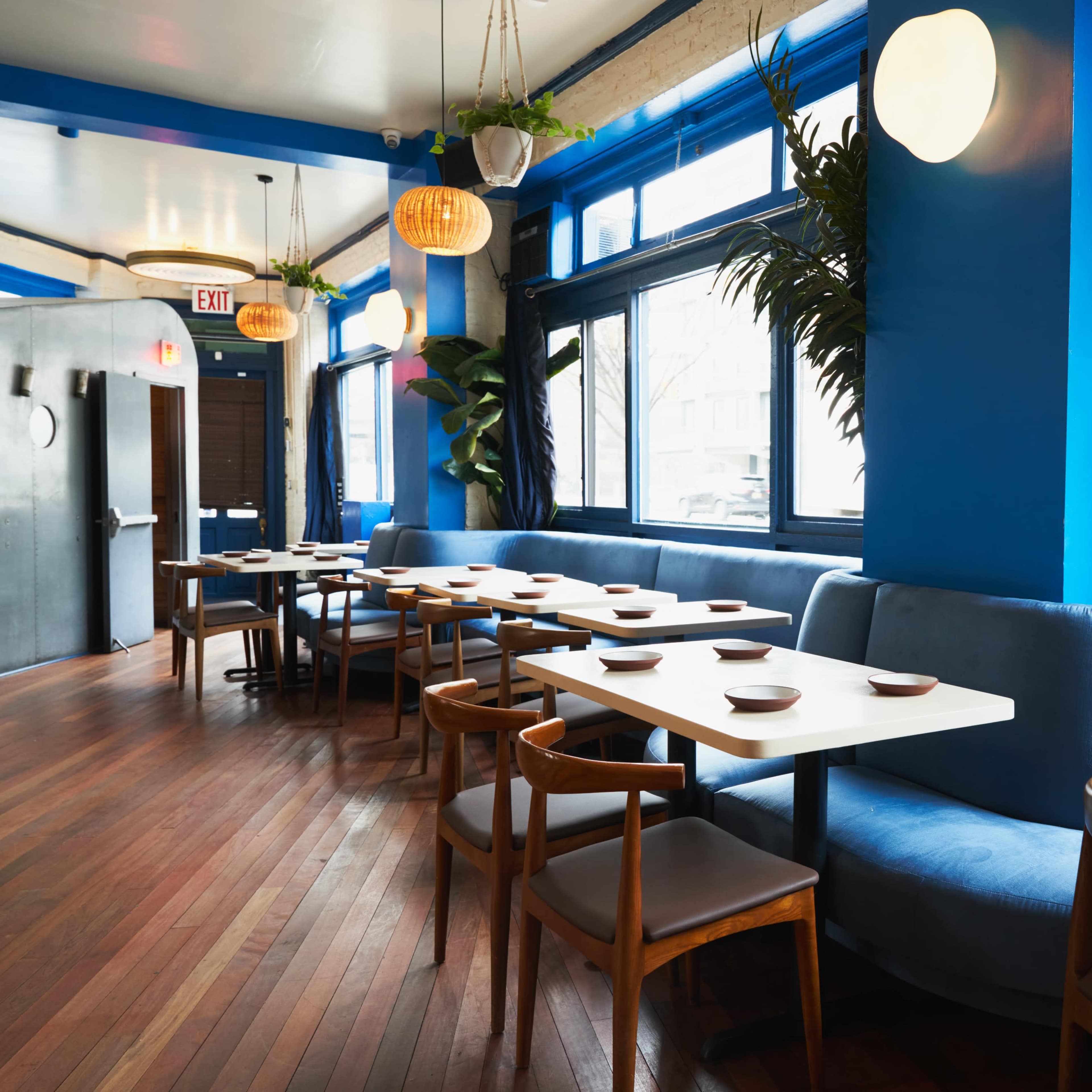 Well-designed and airy beautiful restaurant for private events and filming Image in Williamsburg, Brooklyn, NY