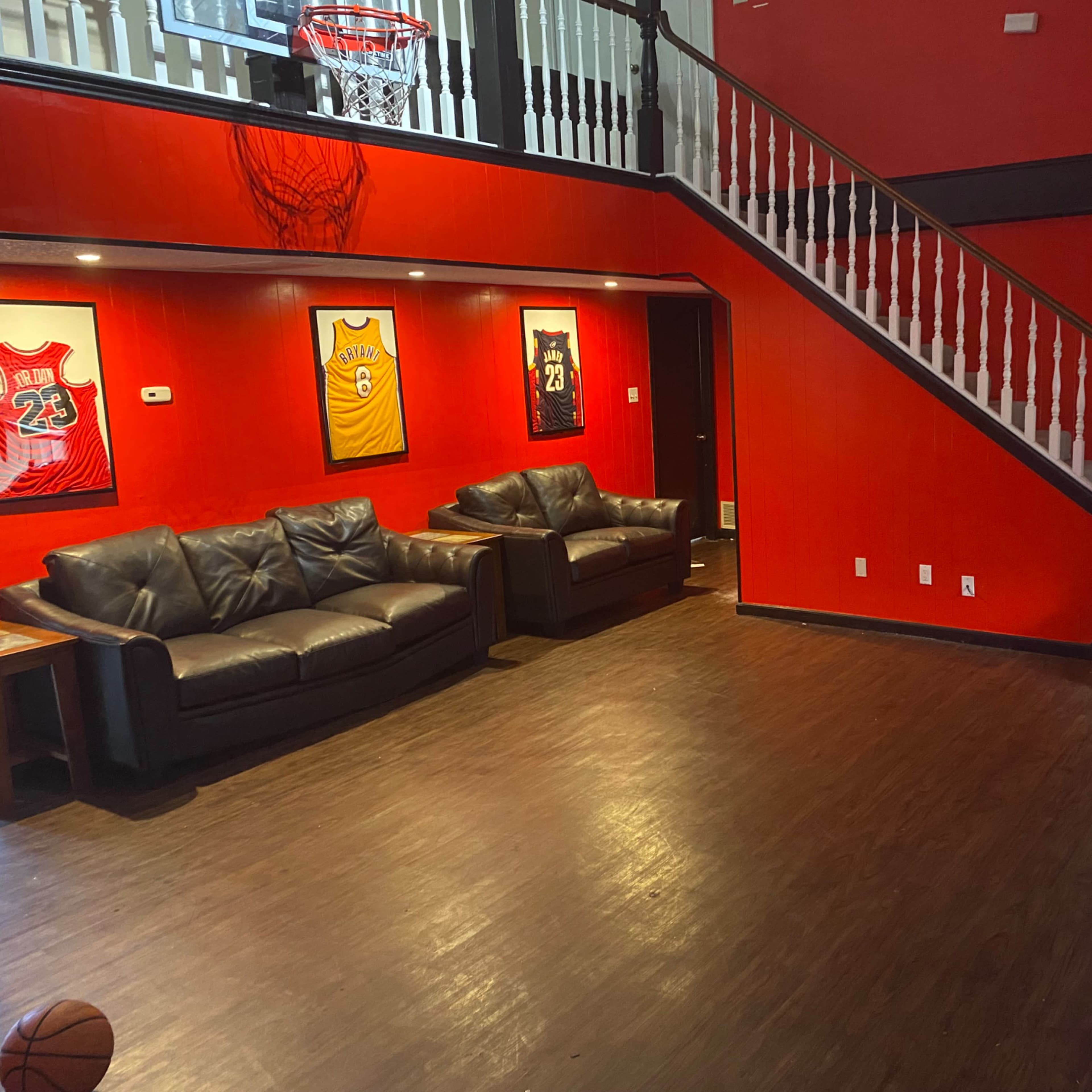 Red themed House.  Big lounge areas Image in Duncanville, Duncanville, TX