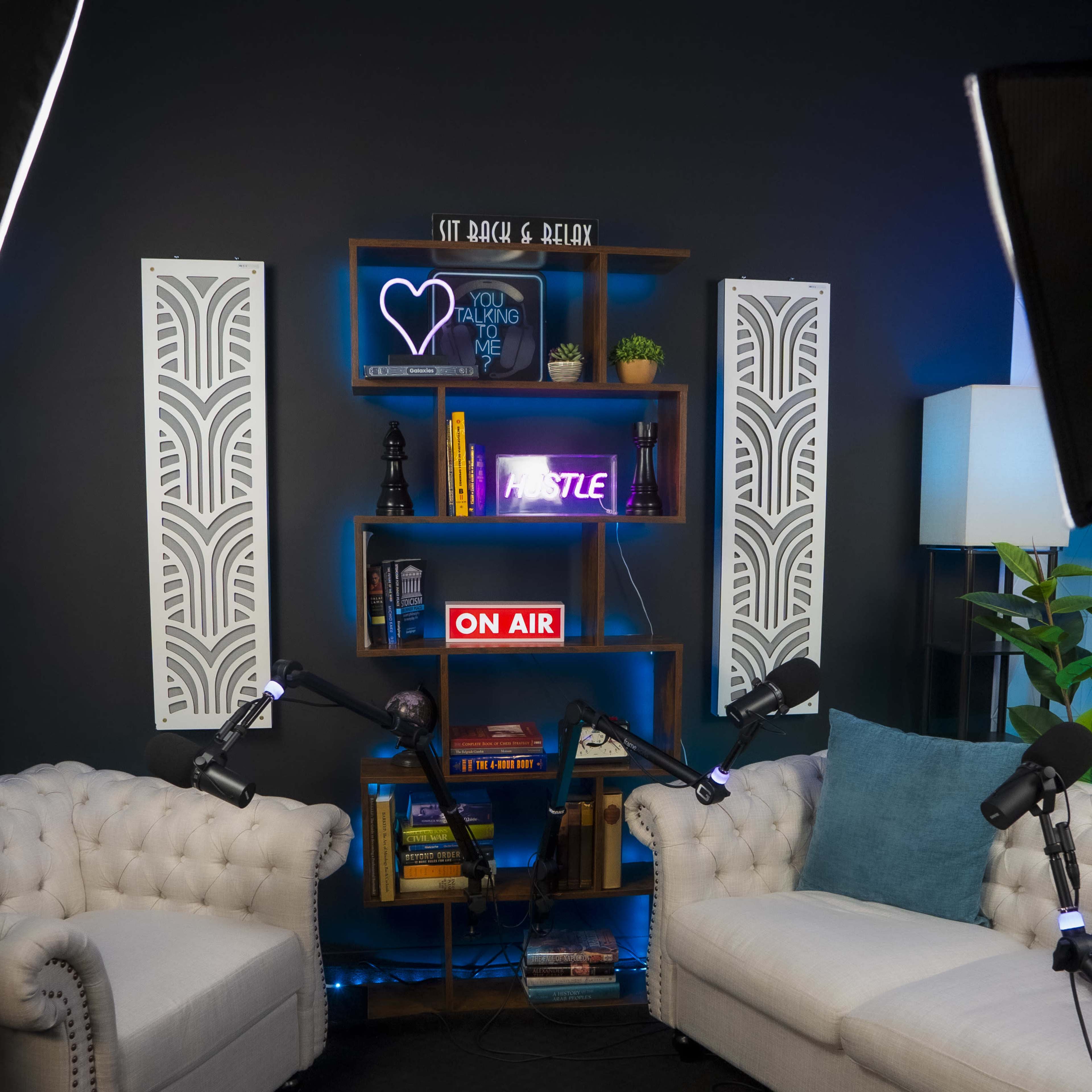 Miami's Best Studio for Podcasts, Videos, and Interview Production with Pro Gear Image in Downtown Miami, Miami, FL
