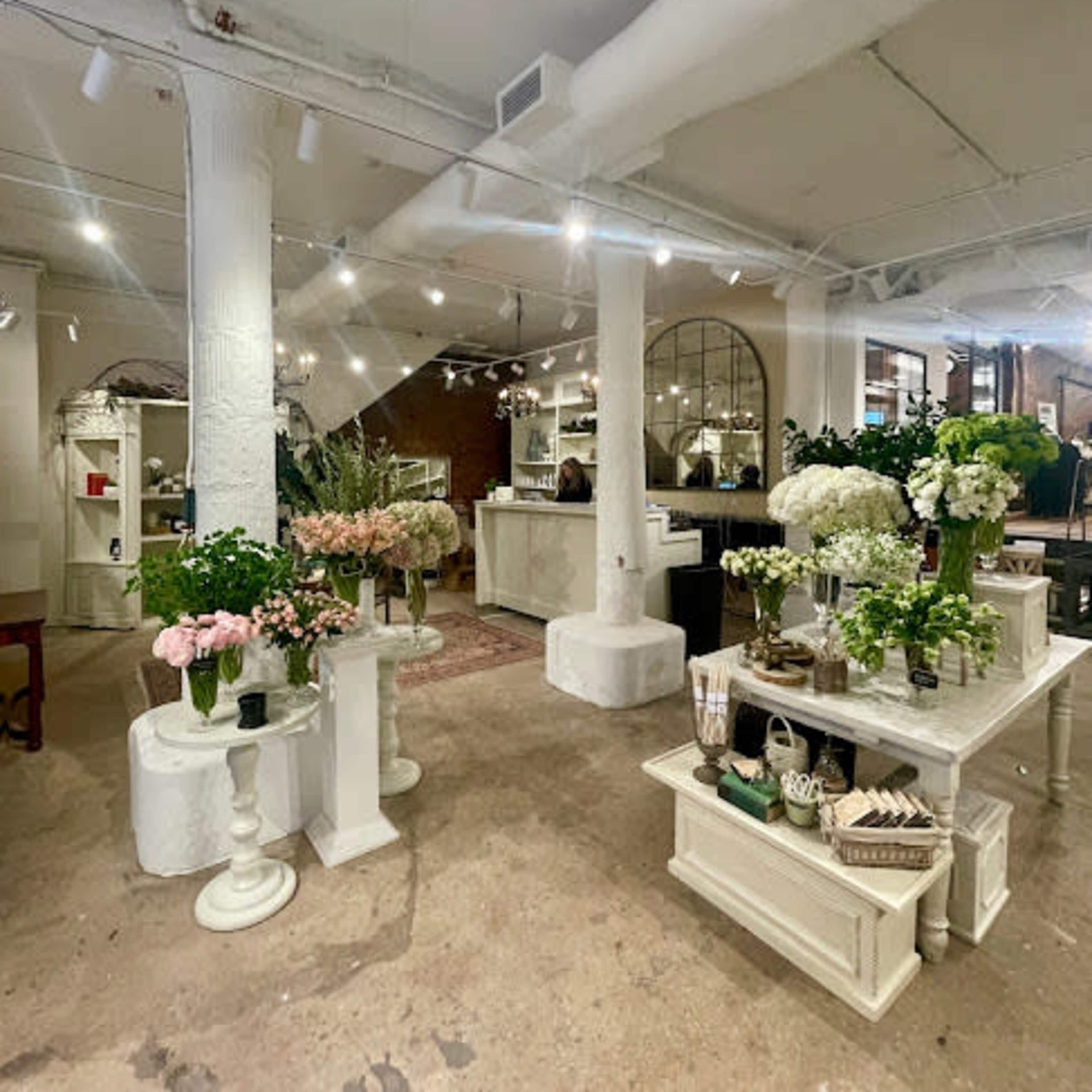 Downtown retail florist shop and studio Image in Lower Manhattan, New York, NY
