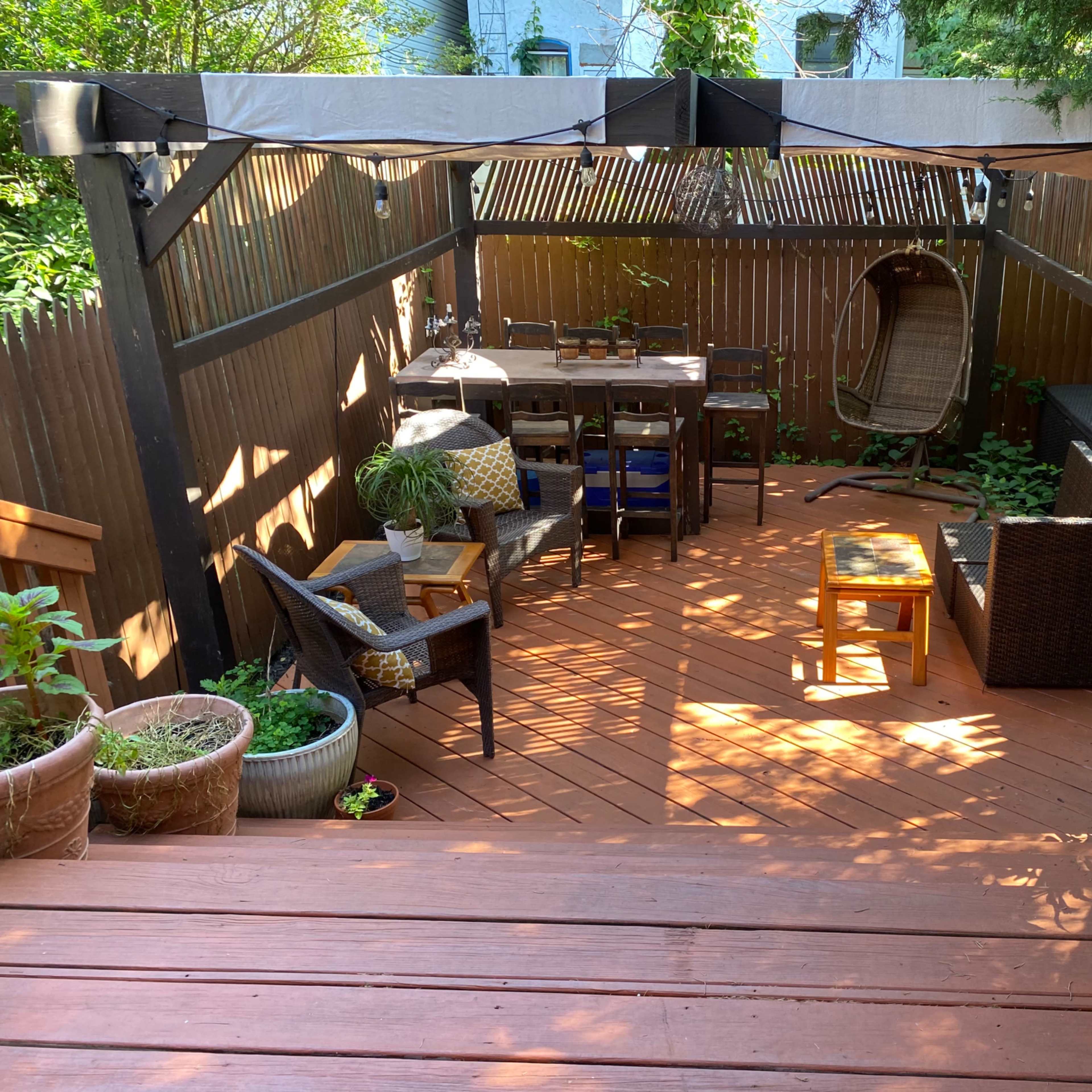 Beautiful Brownstone with full Deck in back Image in The Heights, Jersey City, NJ