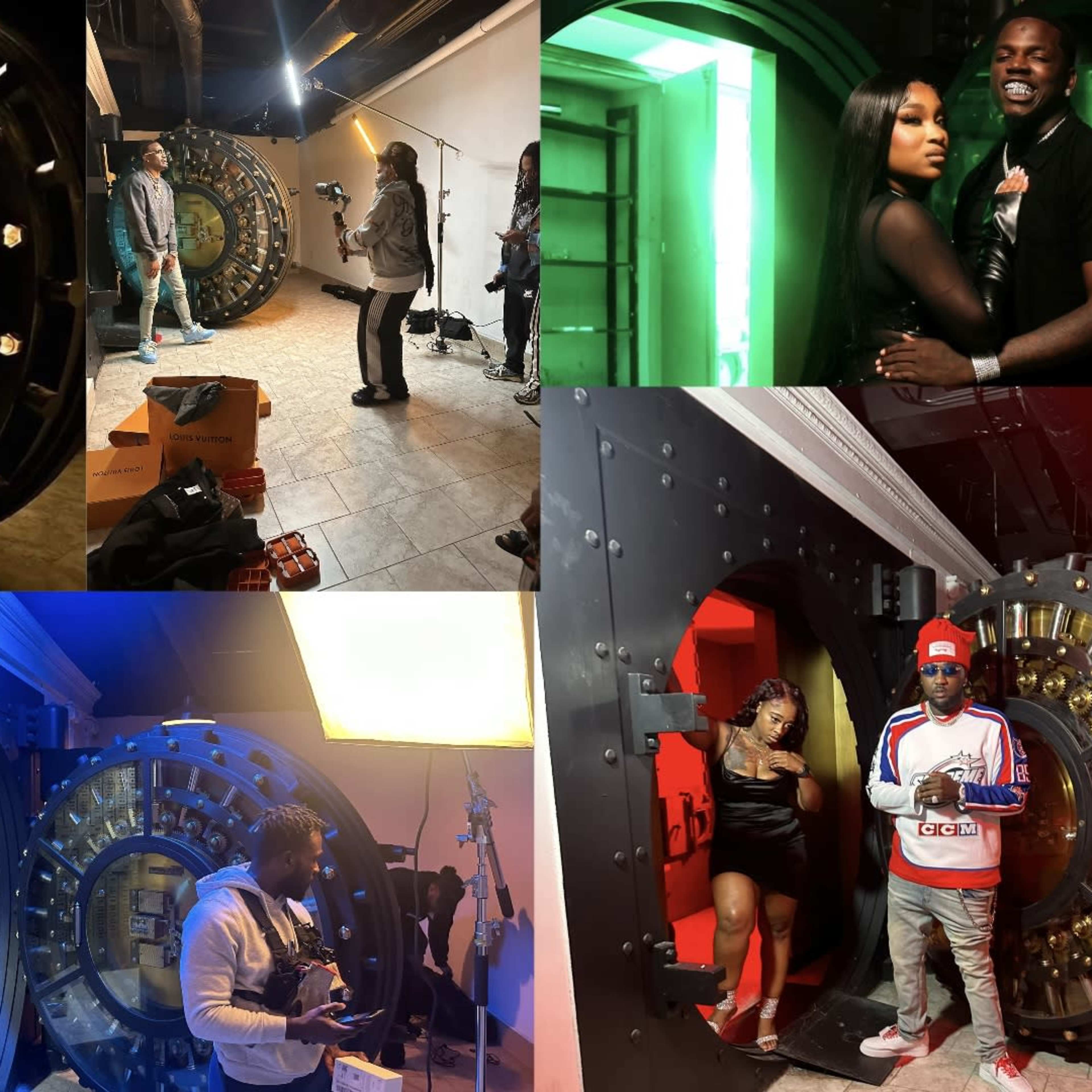 Bank Vault Music Video Film Set Photo Studio Image in Downtown Atlanta, Atlanta, GA