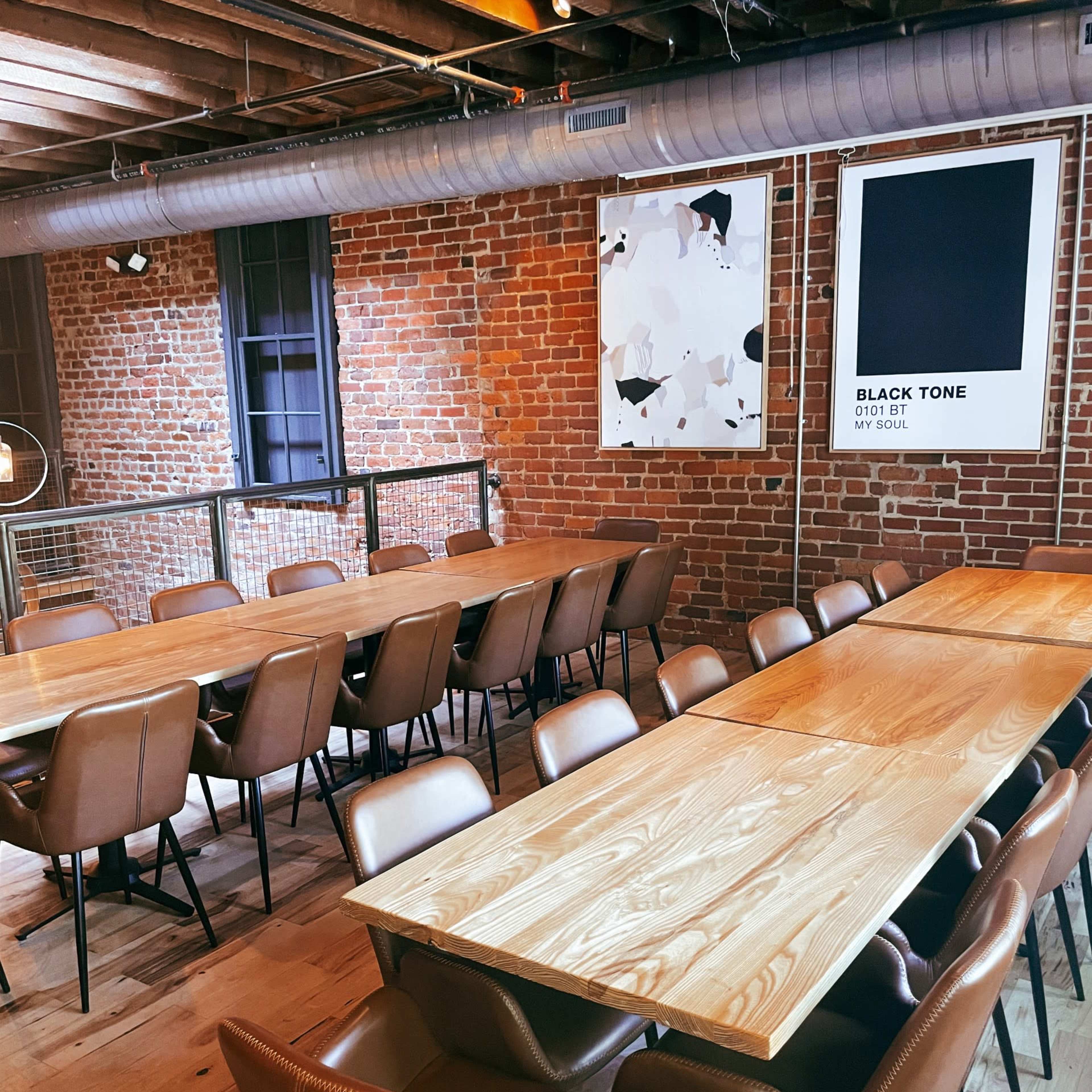 Loft Style Industrial-Chic Dining Space Image in Charlotte center city, Charlotte, NC