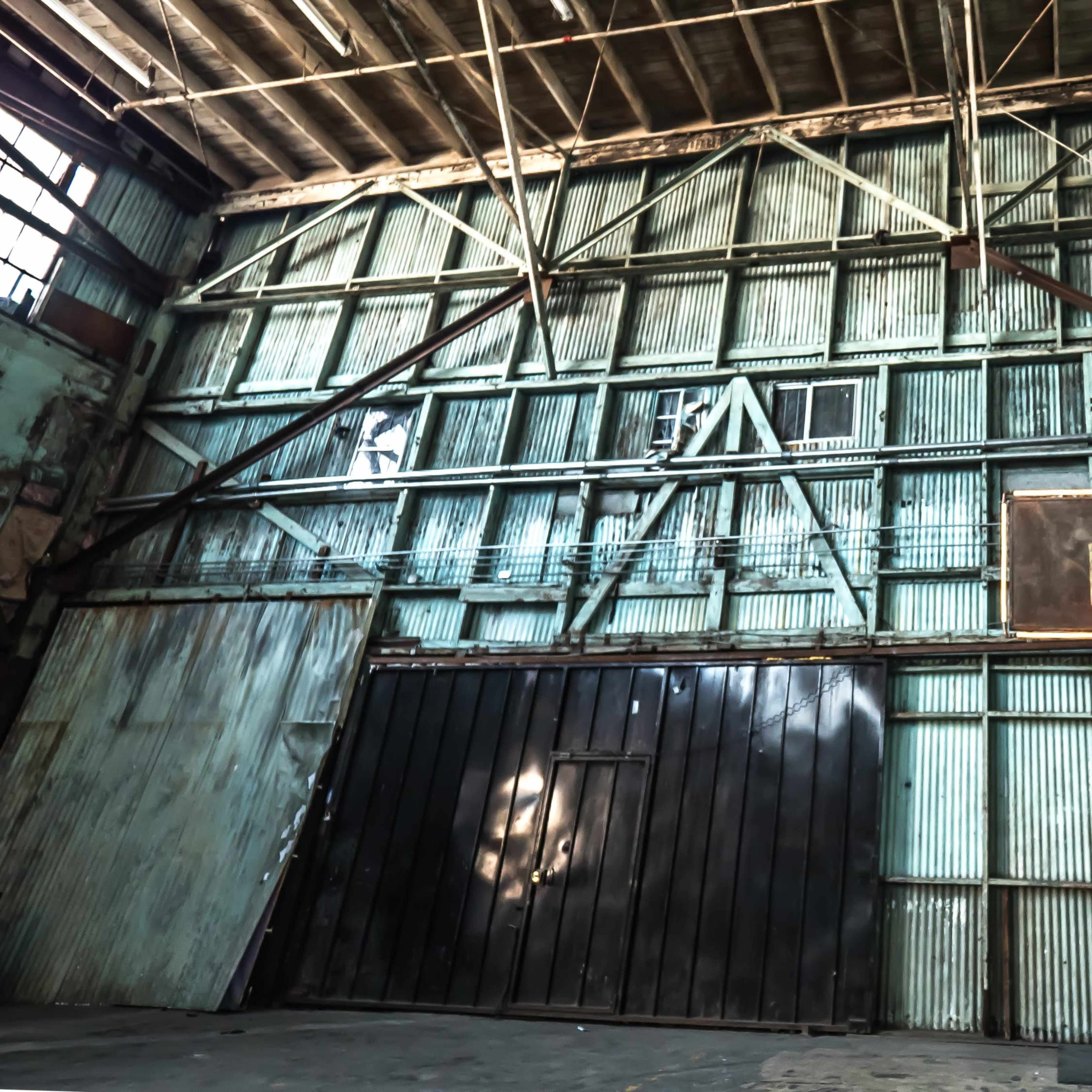 Industrial Warehouse Basketball Hoop Set Image in South Los Angeles, Los Angeles, CA