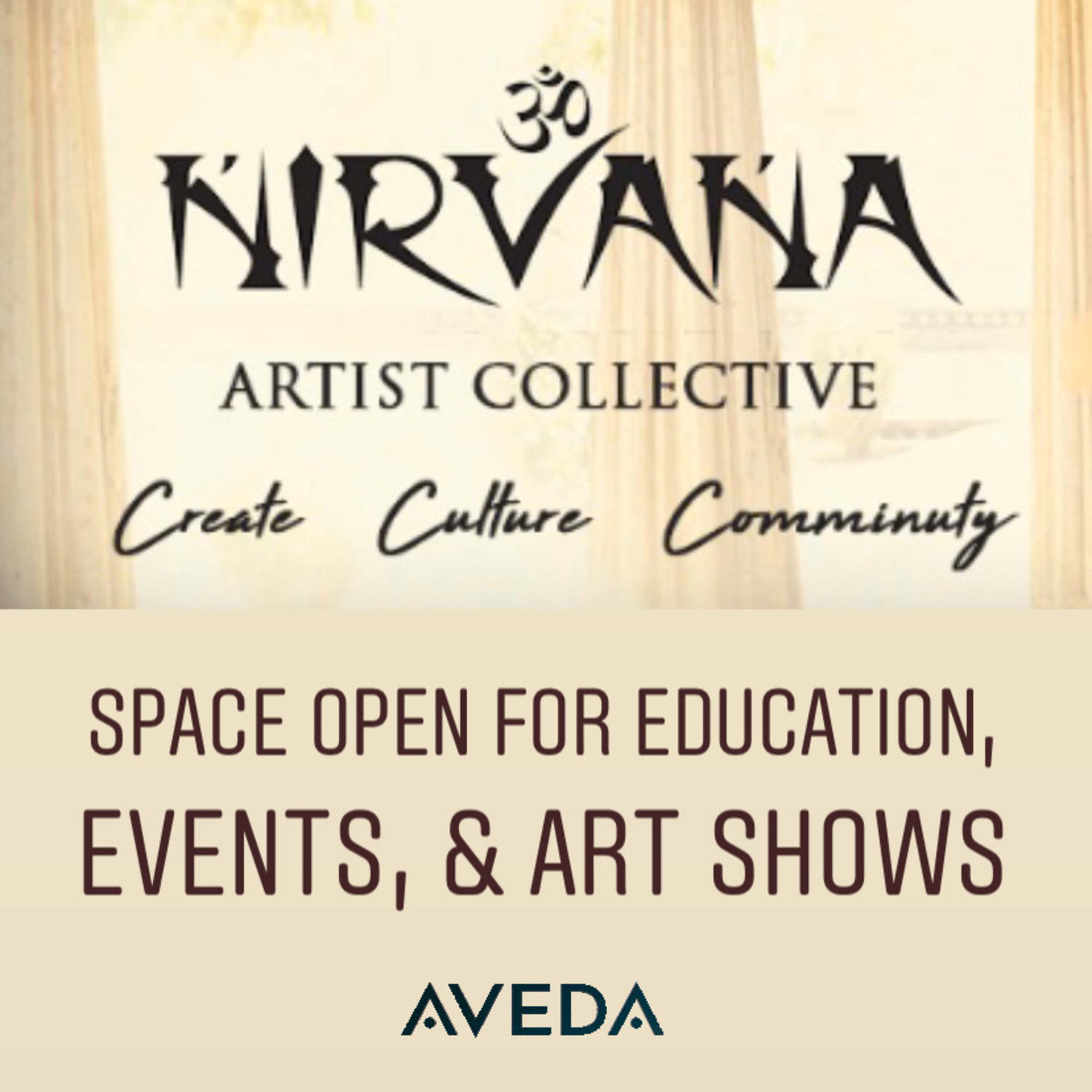 The availability of two rental stations at the Nirvana Artist Collective, which offers space for education, events, and art shows.