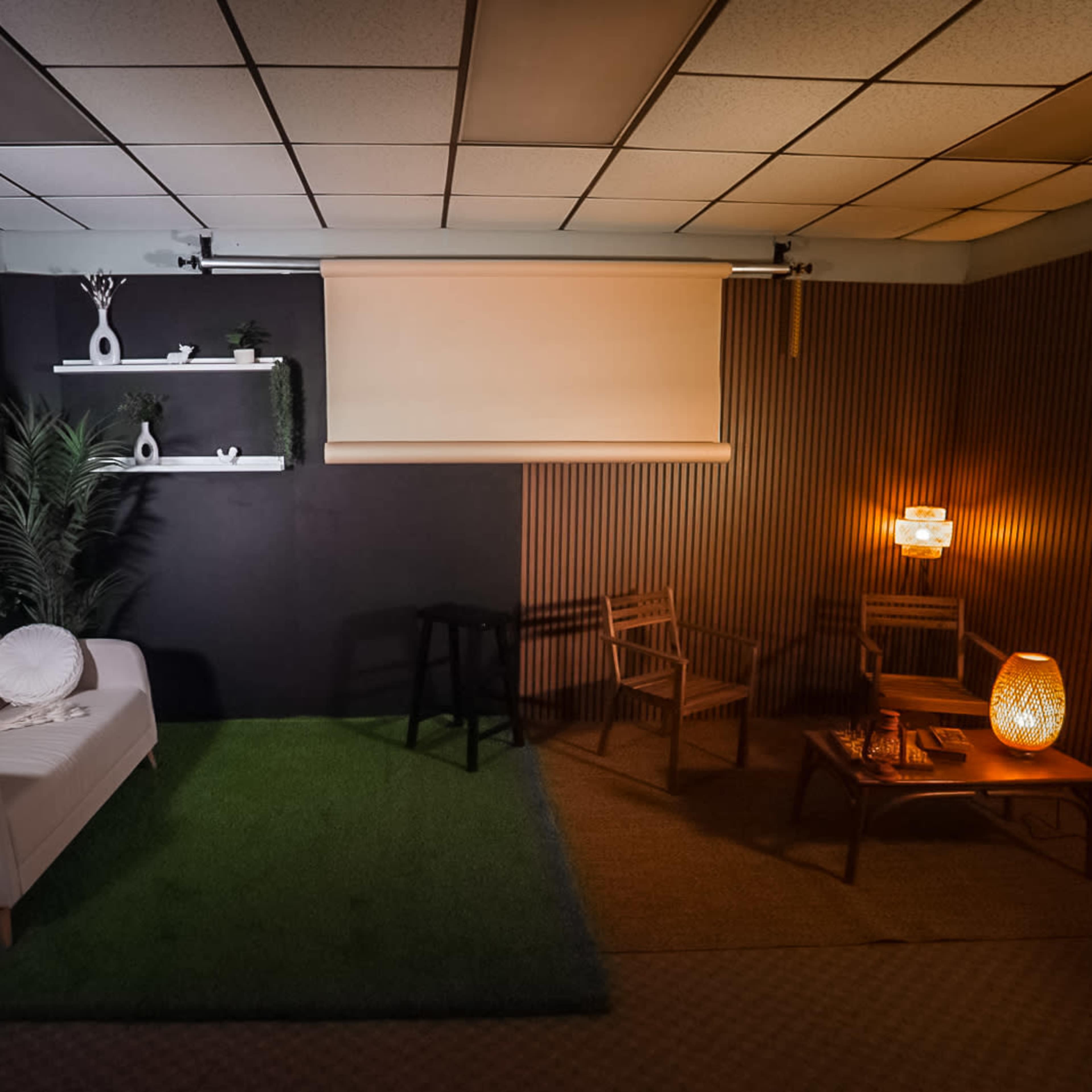 5 themed sets for video/photo, audio booth, 7 foot paper backdrops. Image in Hammonton, Hammonton, NJ