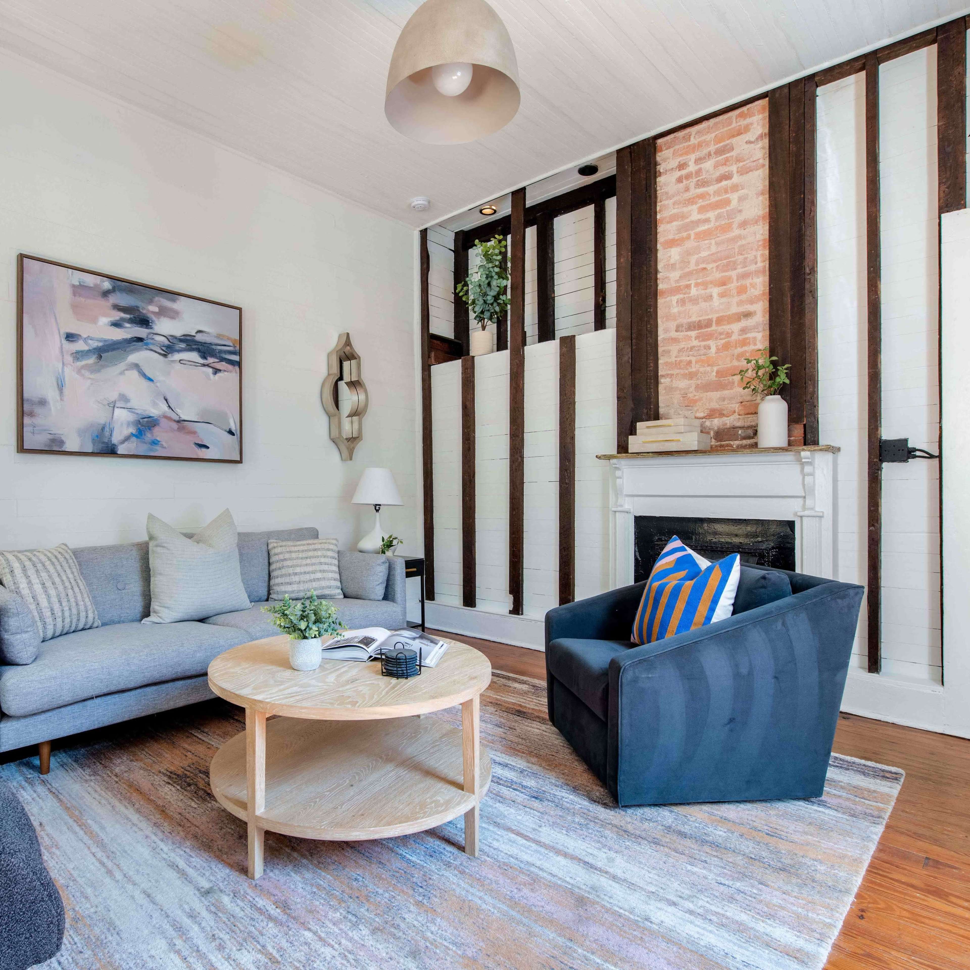 Porch Cayenne - Designer Stay! Yard & Cowboy Pool Image in Cabbagetown, Atlanta, GA