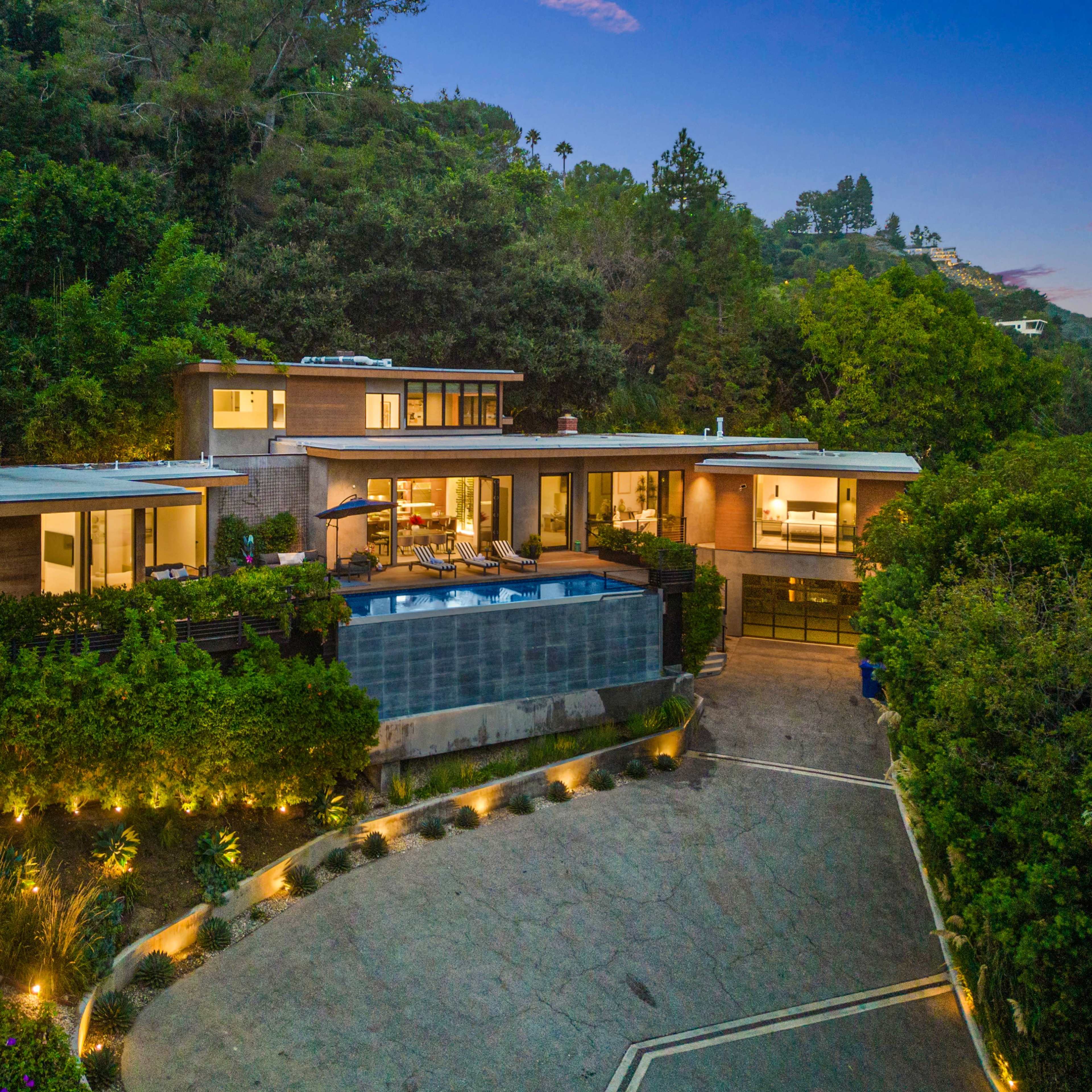 Beverly Hillside Haven: Exquisite Contemporary Home w/ Pool Image in Bel Air, Los Angeles, CA