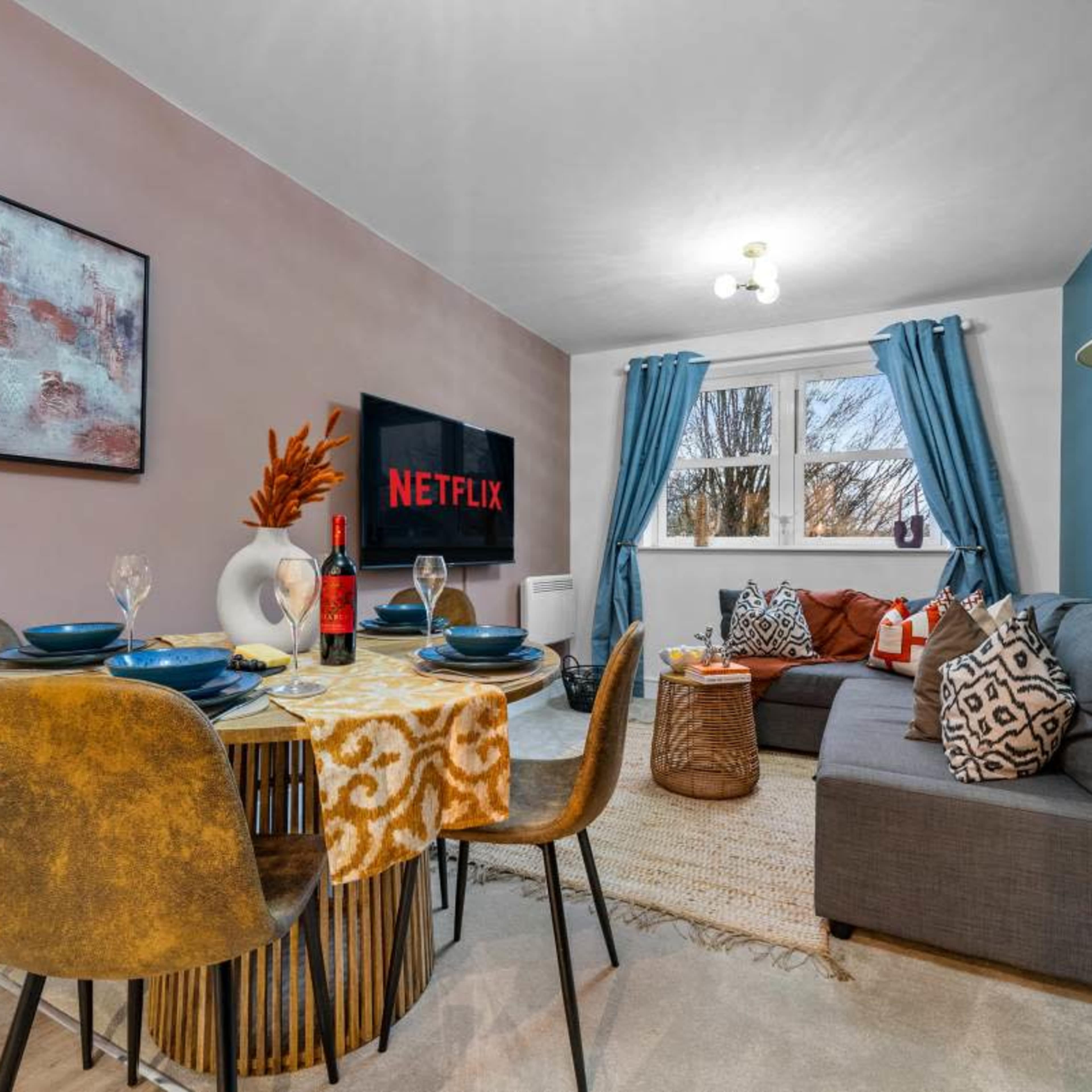 Dawson View, 1-BR Cosy & Stylish Flat Image in The Polygon, Southampton, England