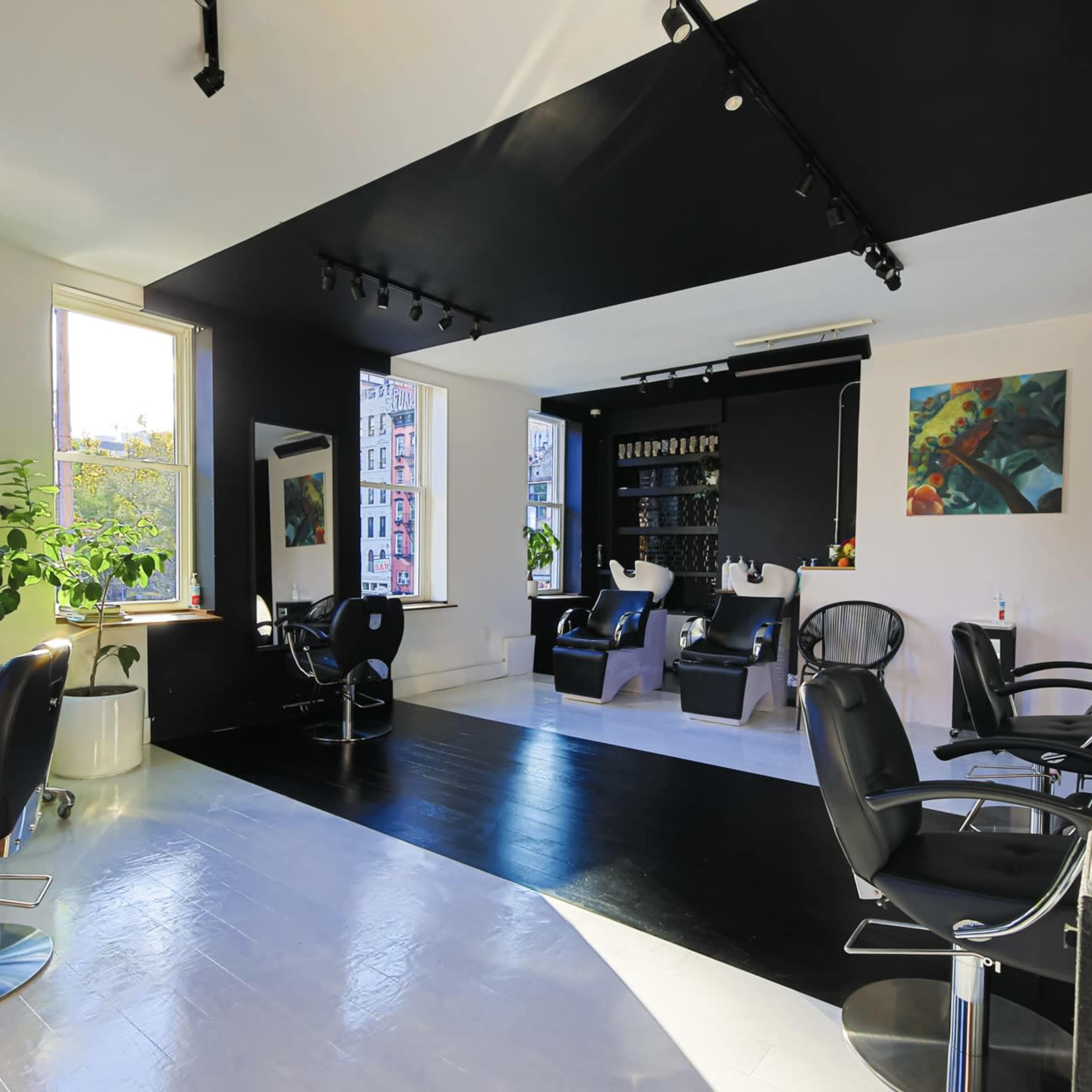 Naturally lit Salon/Studio Downtown Image in Chinatown, New York, NY