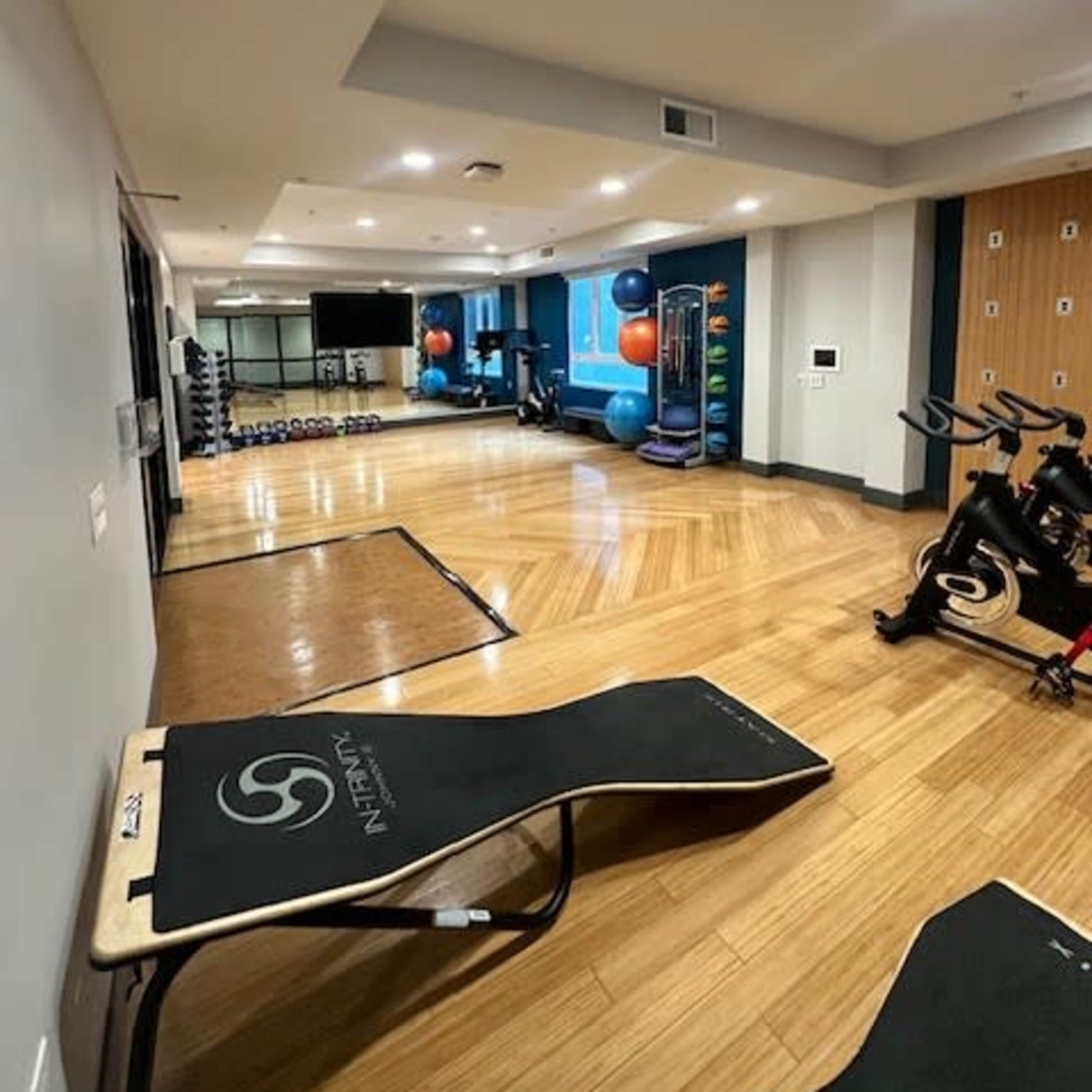 Yoga Room at The Lex Apartments Image in Village Oaks, San Jose, CA