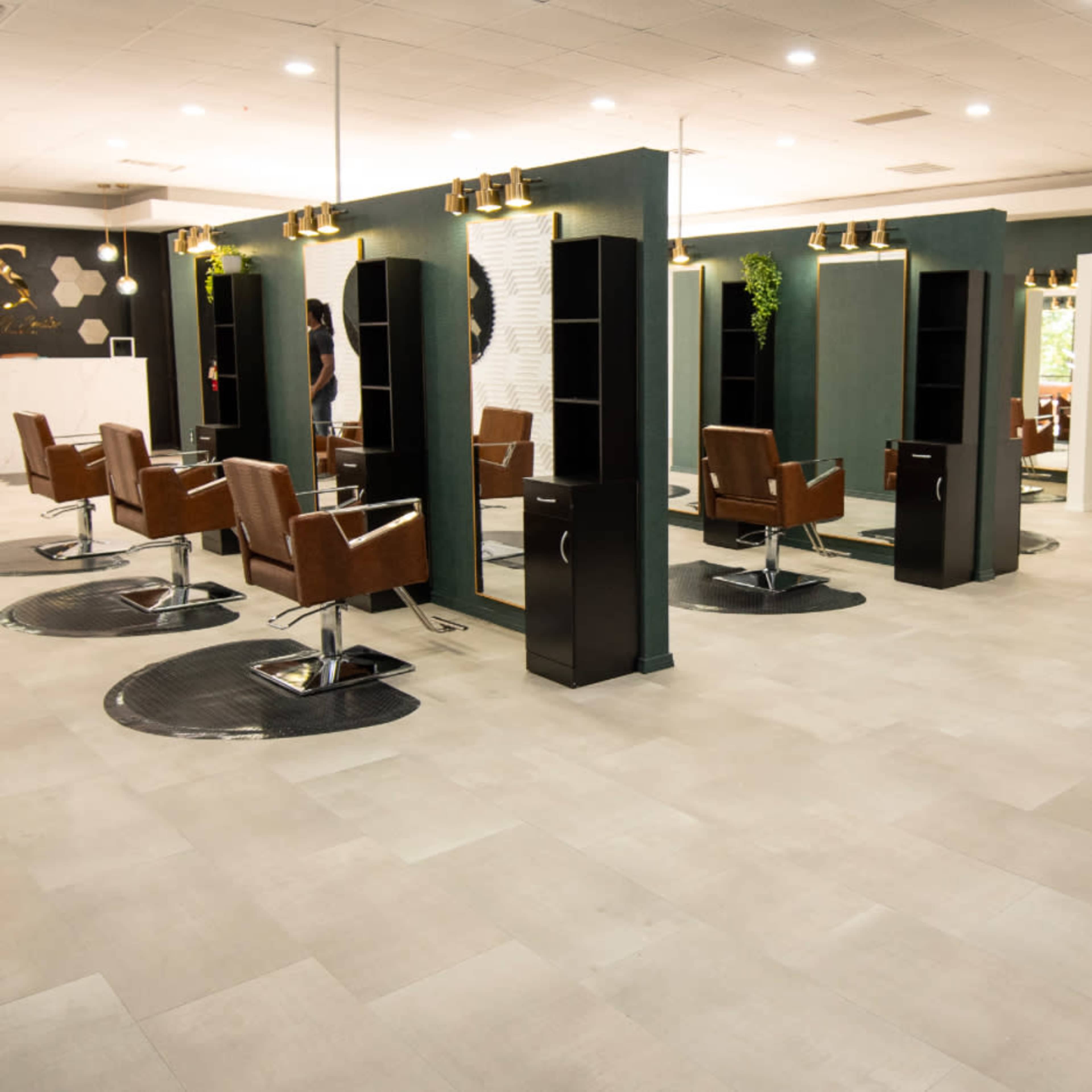 Urban Downtown Hair Salon with Event Space, Content space for Photo shoots, podcast, video shoots & music recording Image in Richardson, Richardson, TX
