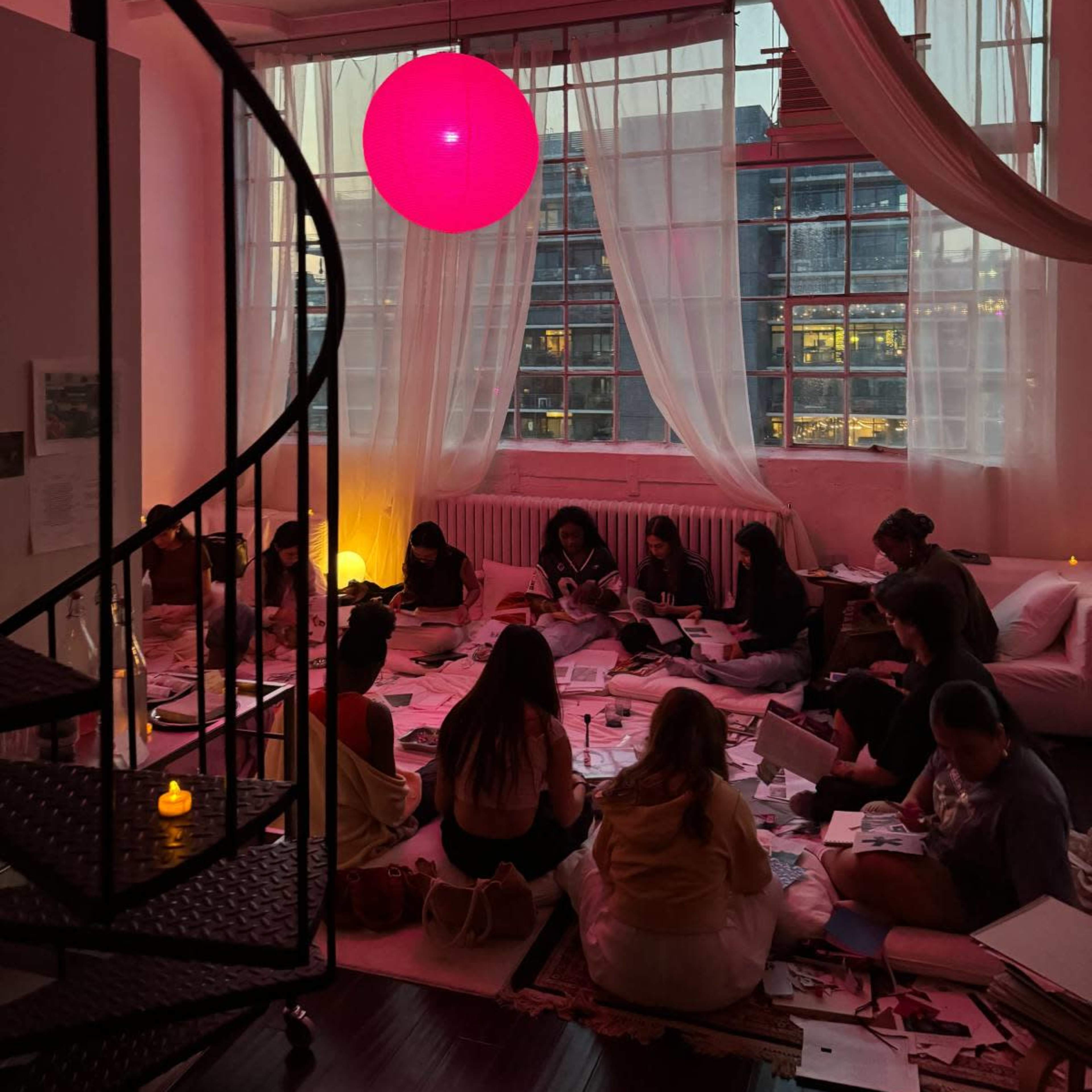 Book-filled New York Style Factory Artist Loft Image in South Riverdale, Toronto, ON
