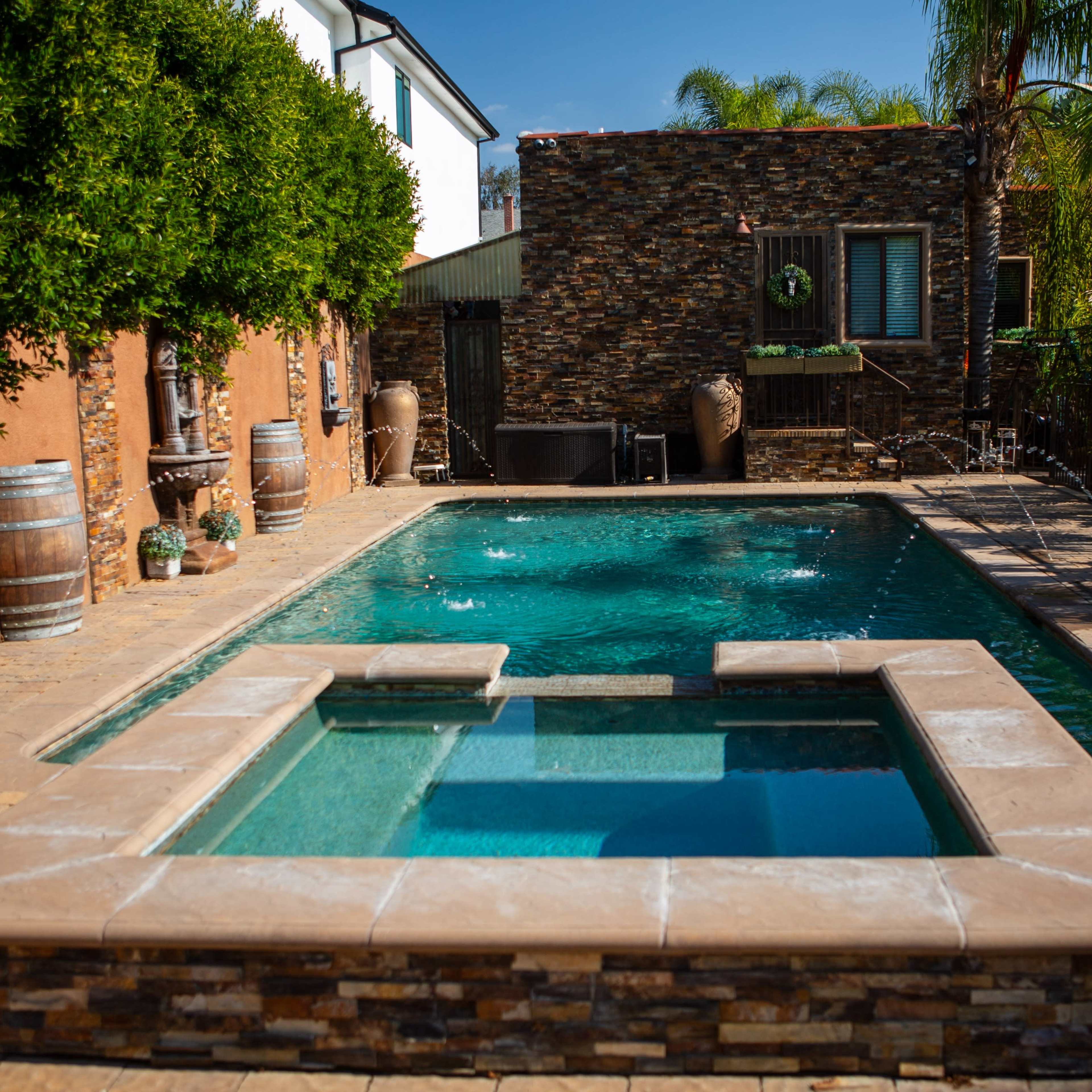Morroccan/Palm Springs Vibe Pool & Backyard Image in Glenwood, Glendale, CA