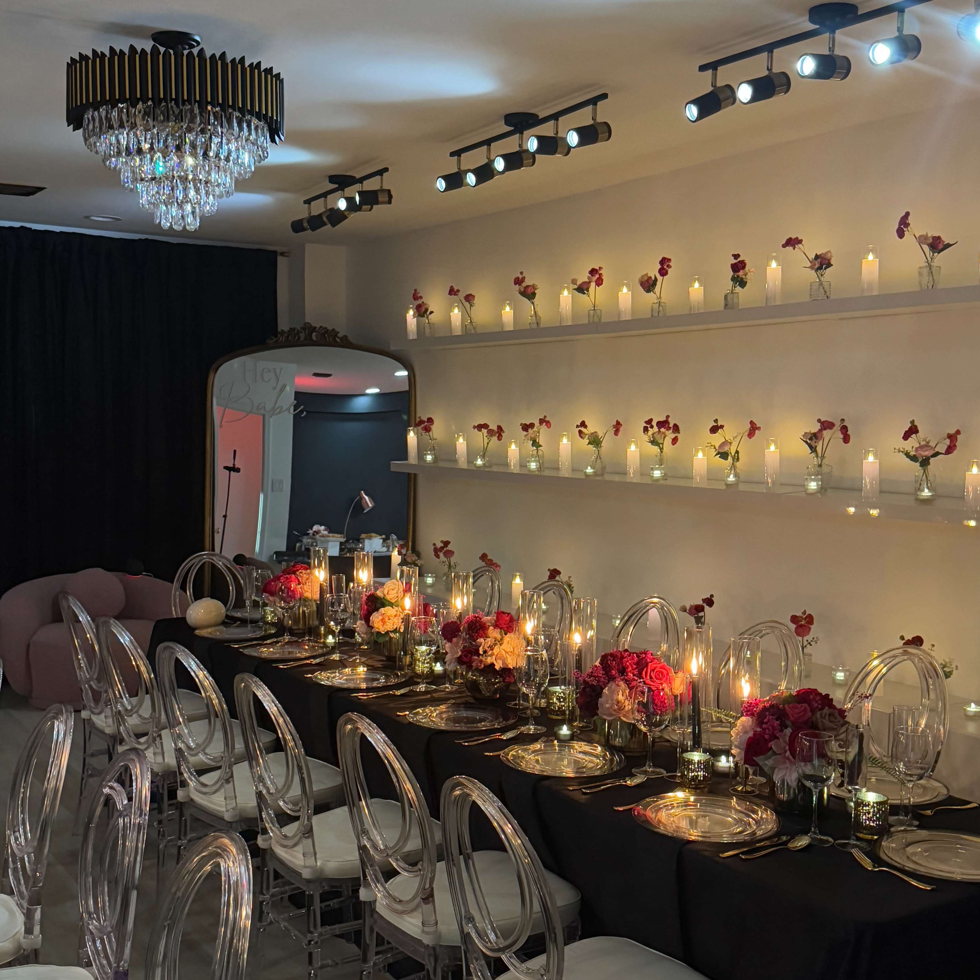 A small modern luxurious loft located in lanham, tailored for intimate events with a clean and elegant aesthetic. Image in Glenn Dale, Lanham, MD