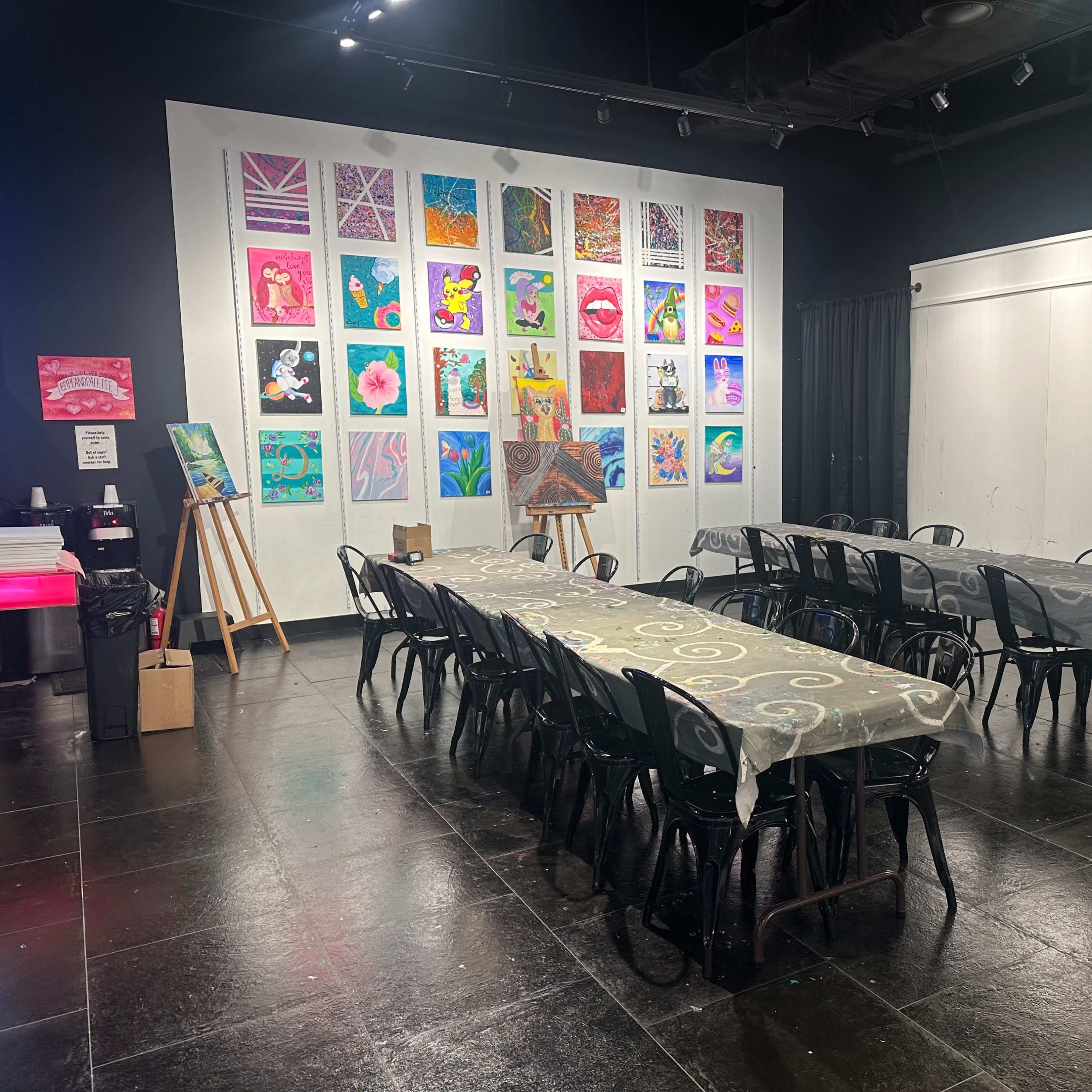 Chic Studio with a Splash for Splatter Paint Image in Plano, Plano, TX