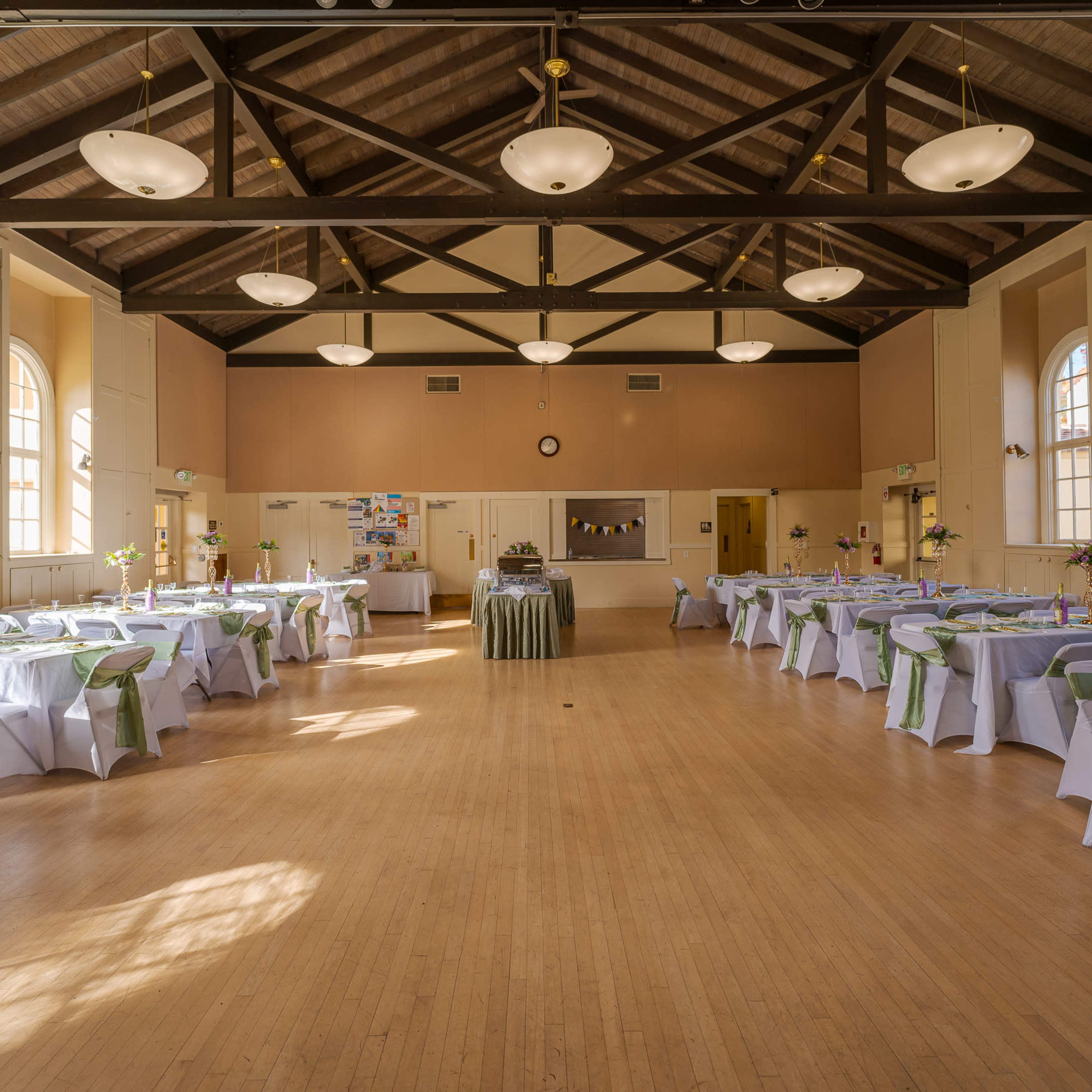 Kloss Hall: Large Reception Hall with Stage, Audio/Video, and Available Commercial Kitchen (Booked Separately) Image in North Central, San Mateo, CA