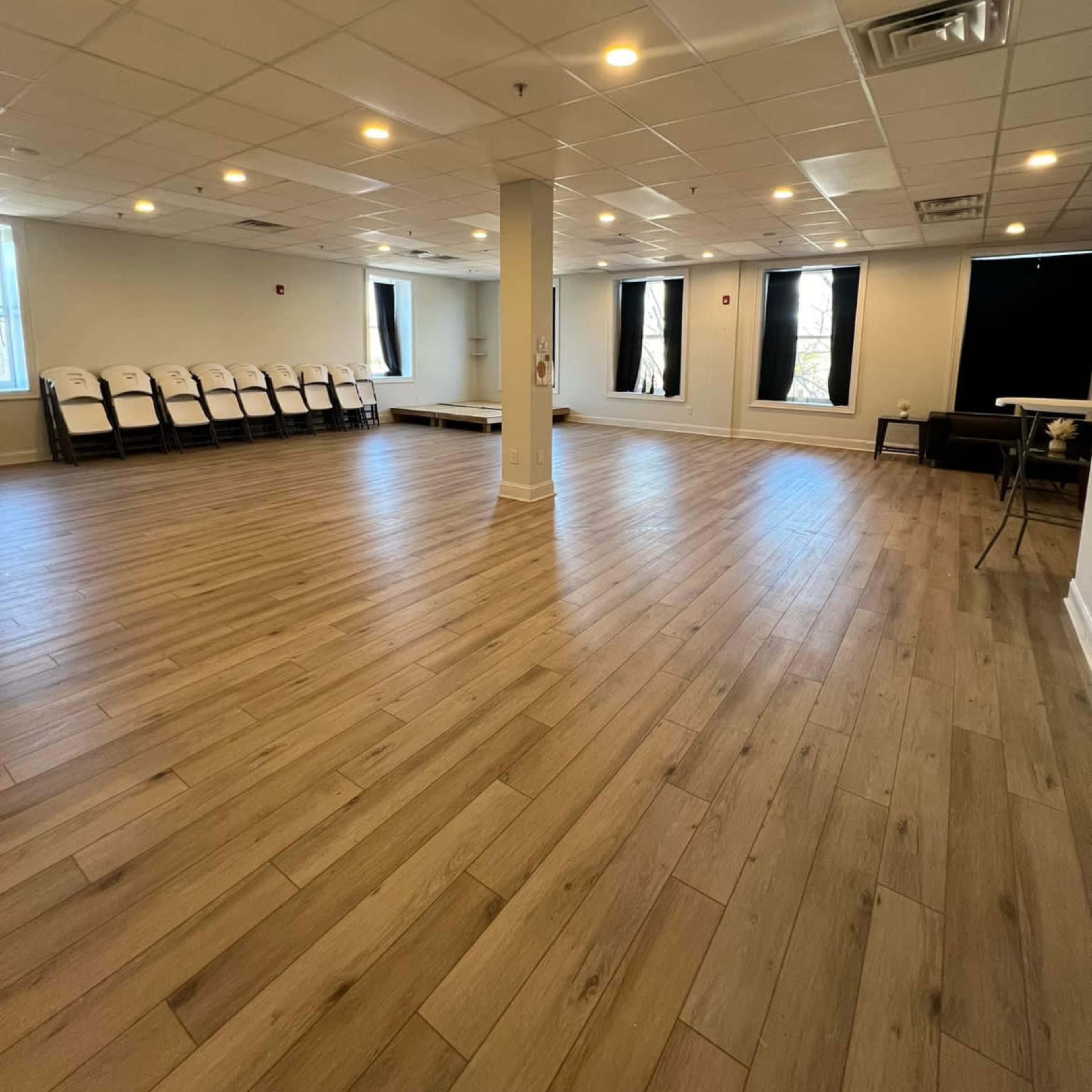 An urban event space with a stunning rooftop area. Image in Terry Sanford, Fayetteville, NC
