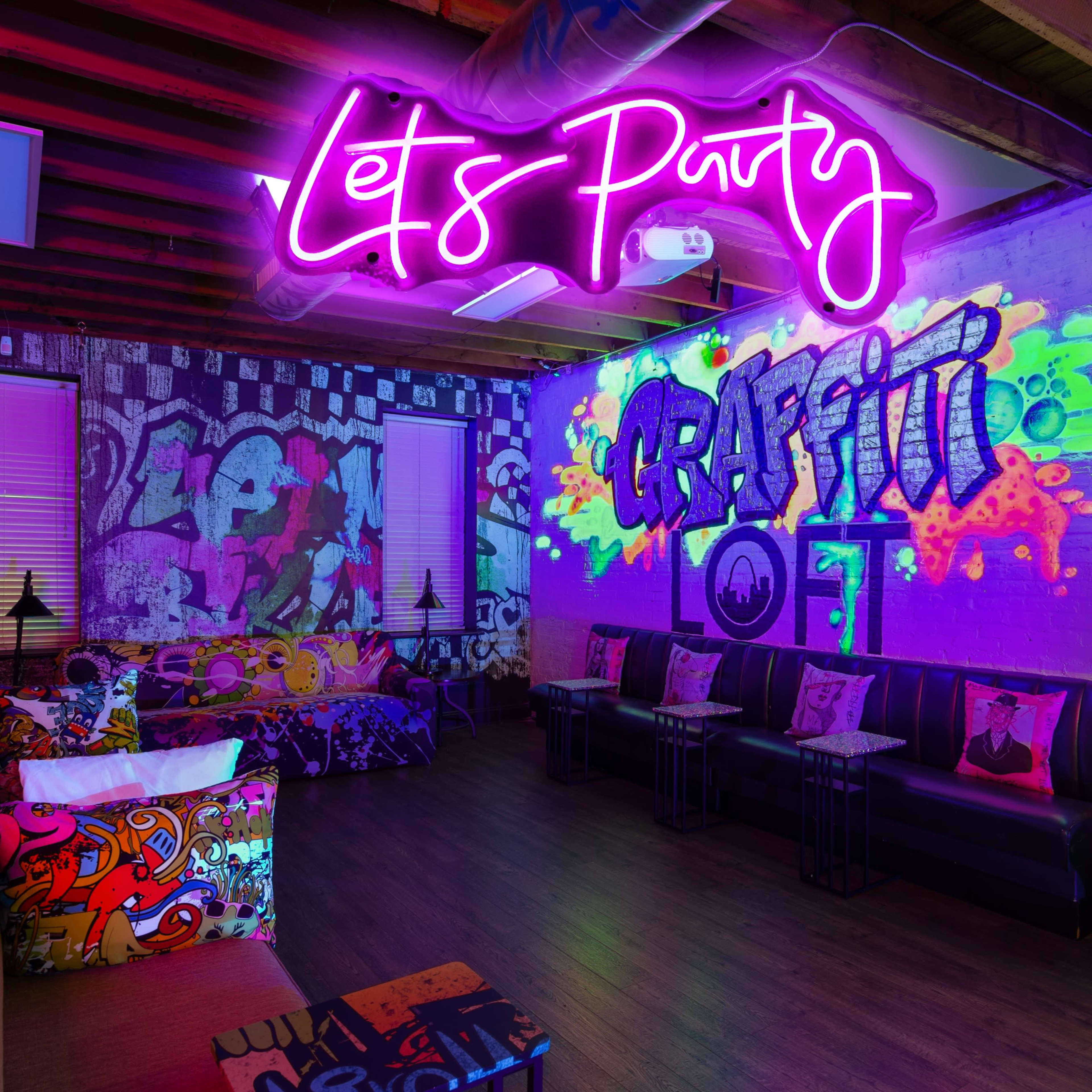 Graffiti Loft - The Graffiti Art Inspired Space for Your Next Event Image in Soulard, St. Louis, MO
