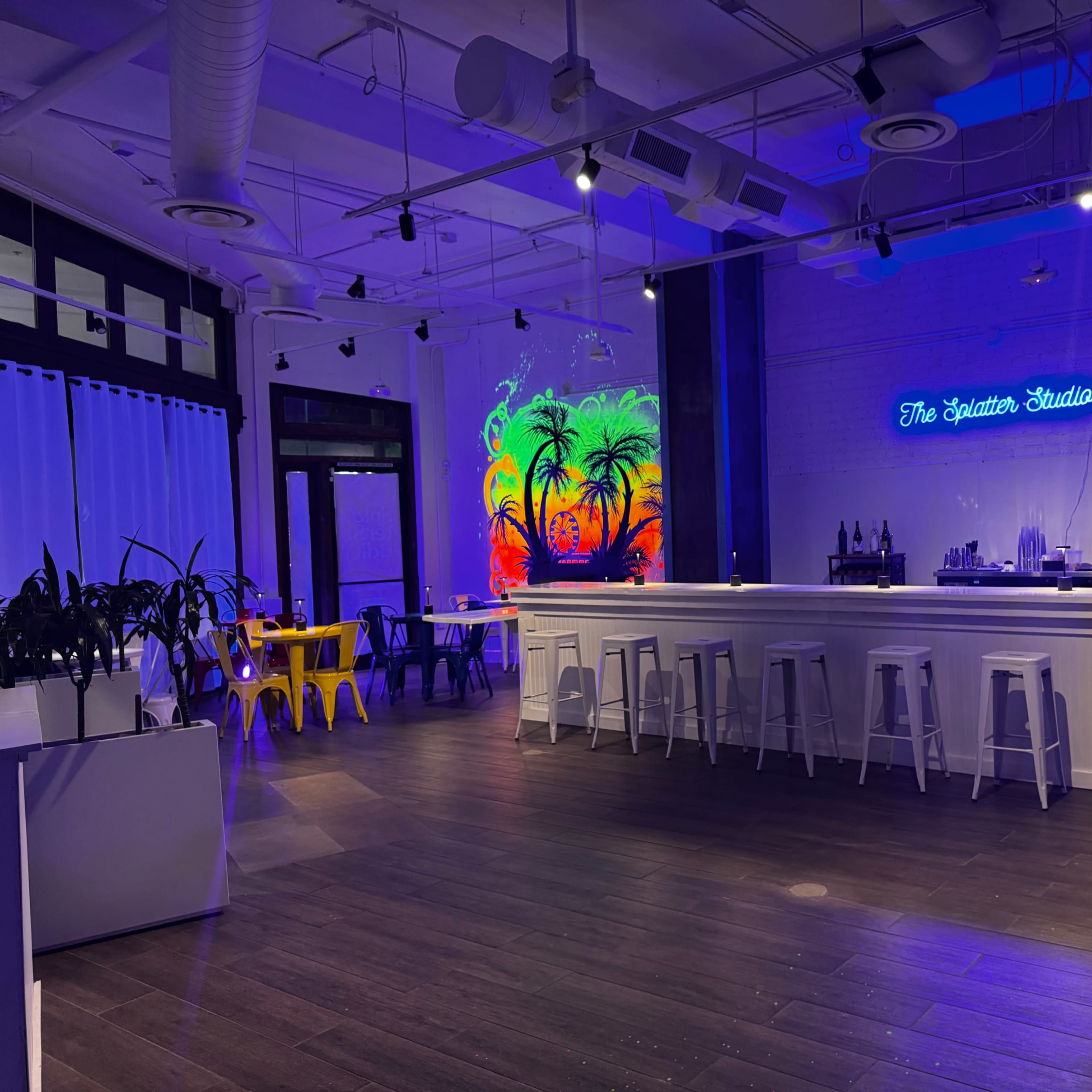 Unique Glow in the Dark Event Space + Bar in Downtown Santa monica. Image in Downtown, Santa Monica, CA