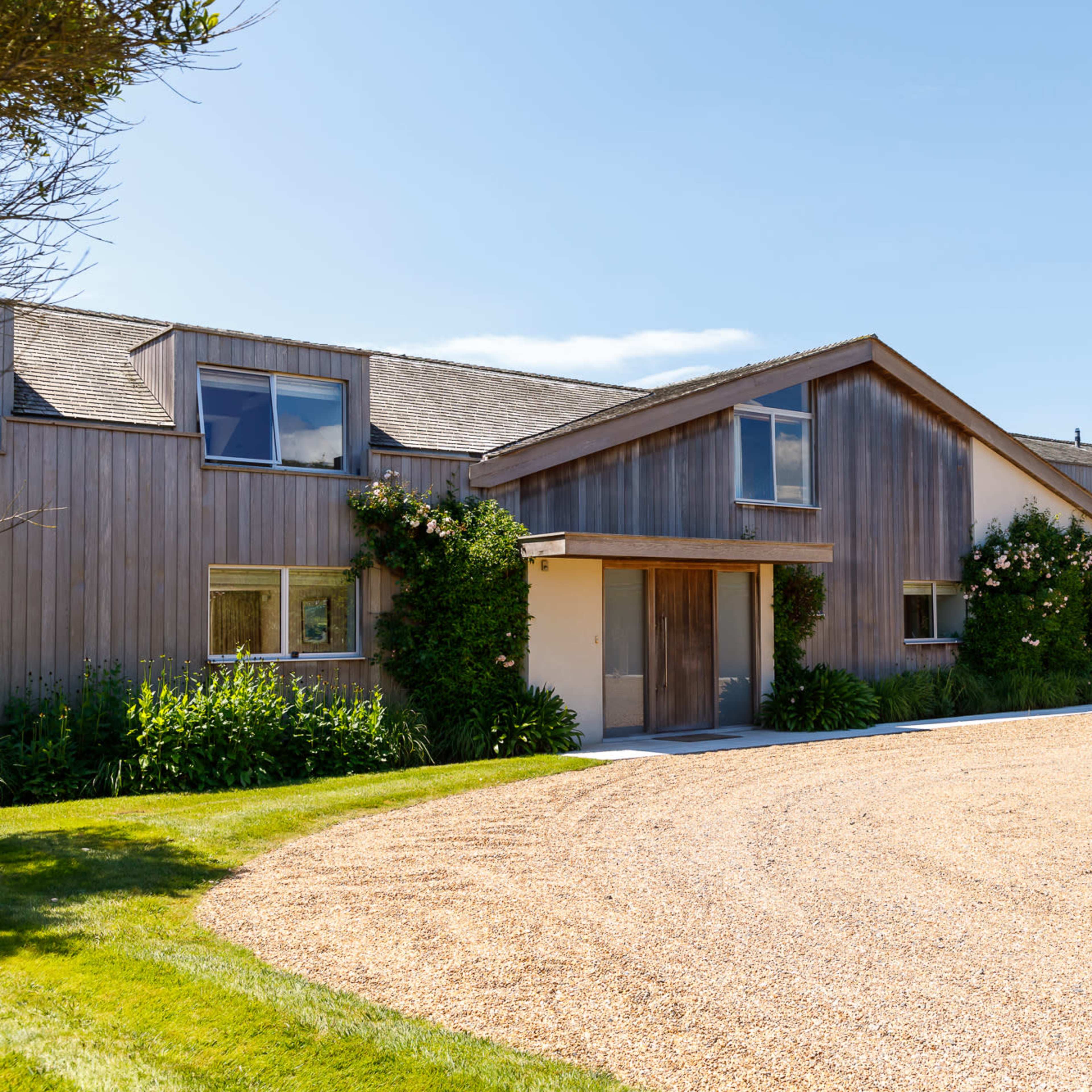 1950s Modernist Beach House with yoga studio overlooking the sea in West Wittering Image in West Wittering, Chichester, England