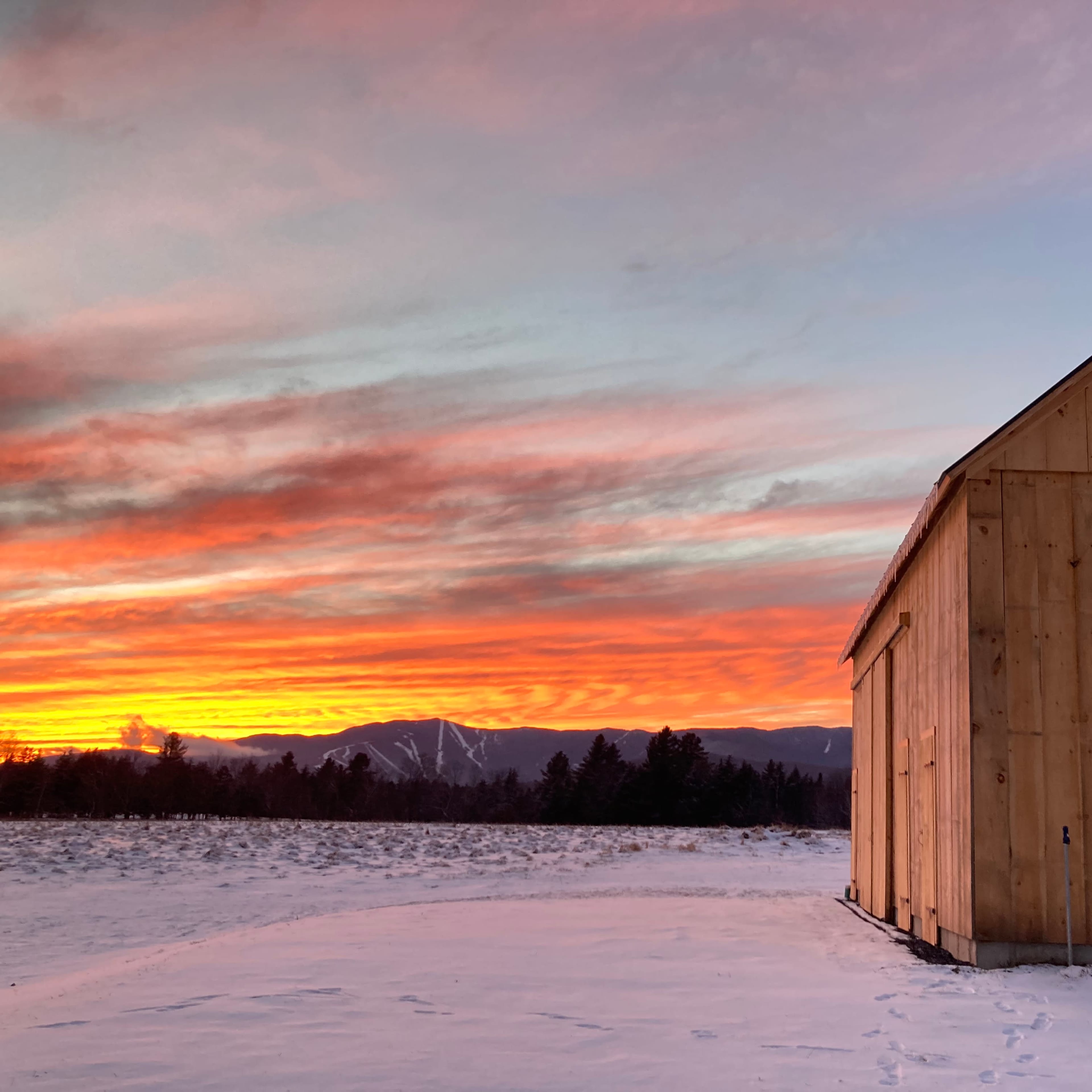 Historic Barn with Mountain View Image in Waitsfield, Waitsfield, VT