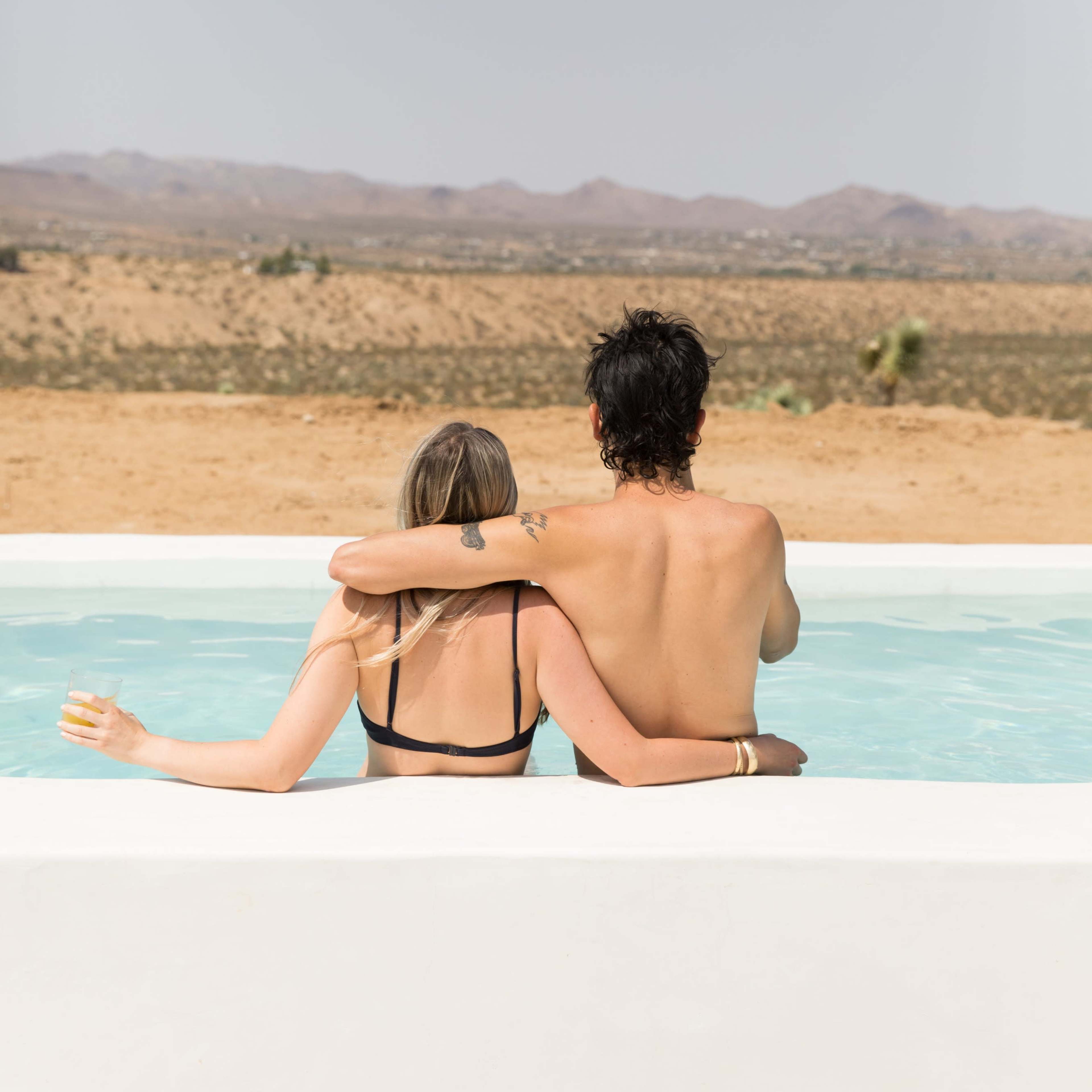 VIEWS of entire canyon from Pool Image in , Yucca Valley, CA