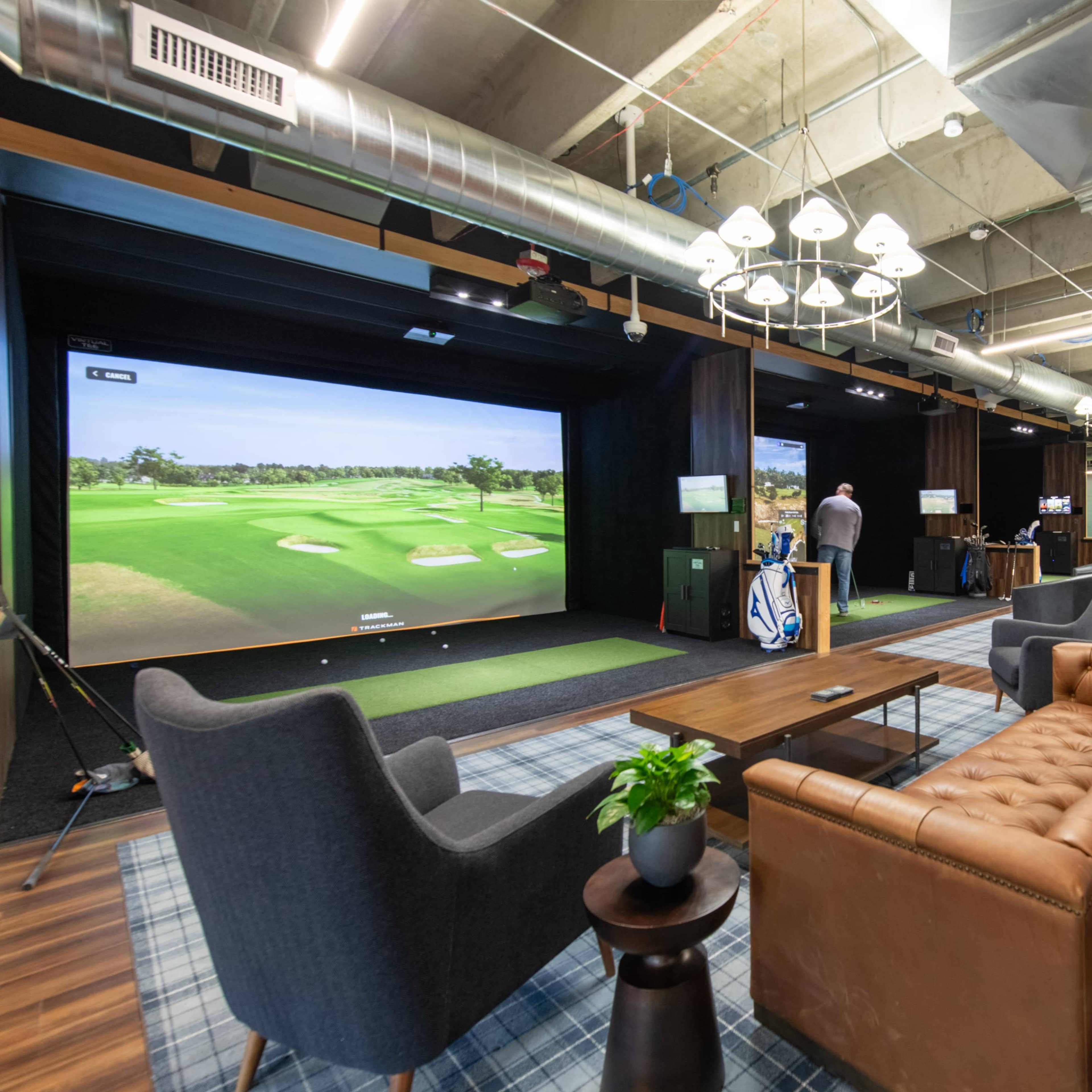Event Space with Golf Simulators Image in Greenwood Village, Englewood, CO