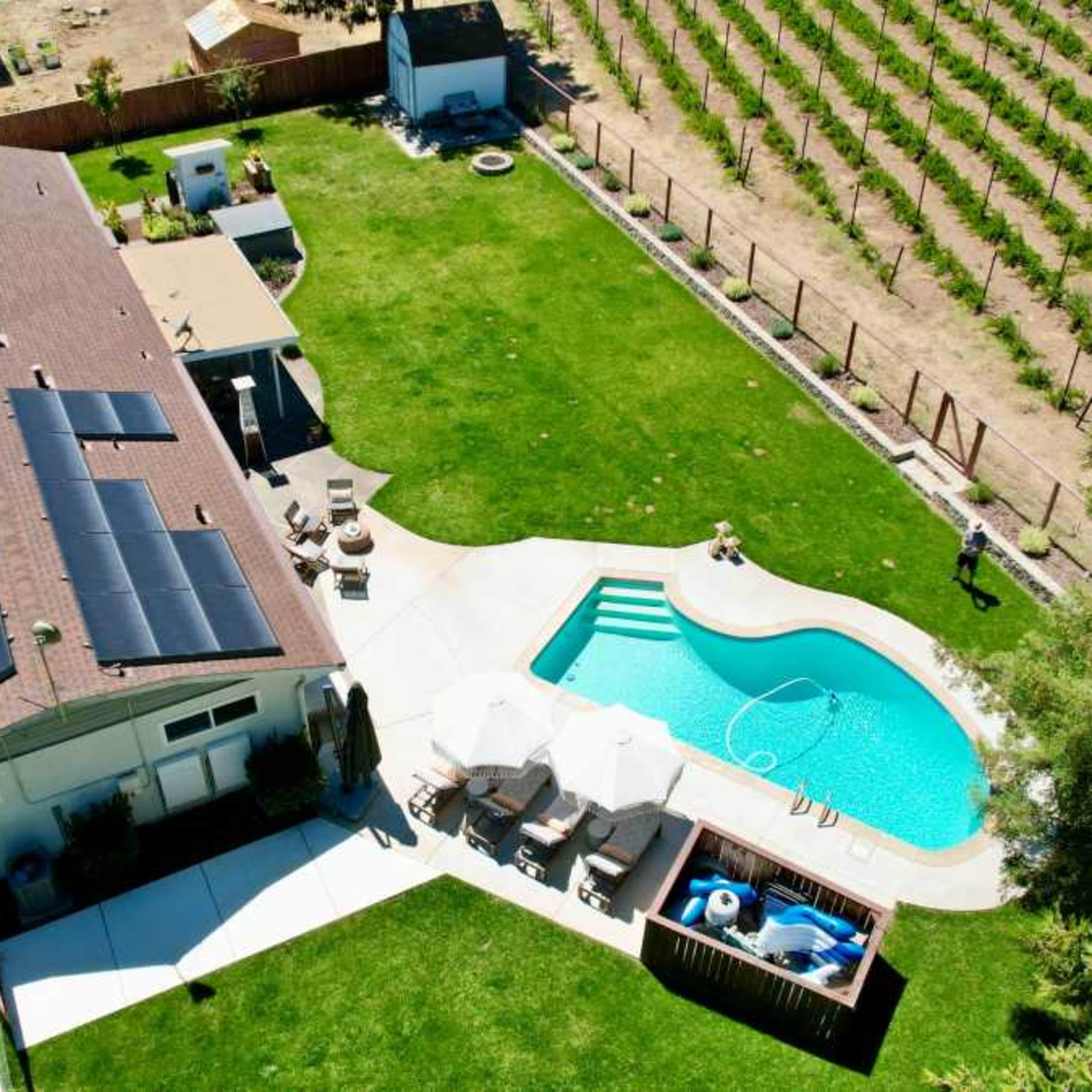 Napa Valley Vineyard Home with Pool and Hot Tub on 1/2 acre Image in , Napa, CA