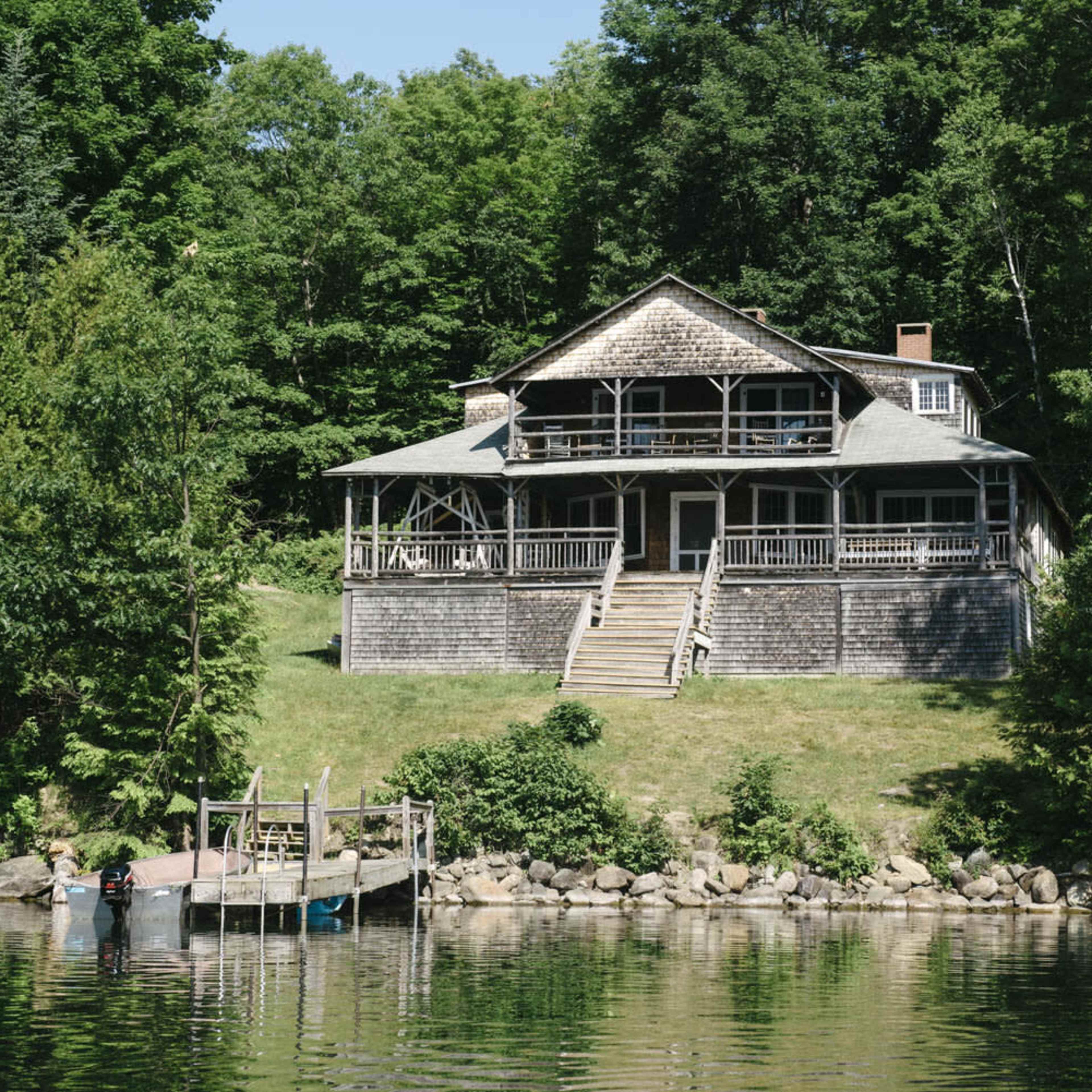 Stunning rustic former hunting lodge on Maine lake Image in Industry, Industry, ME