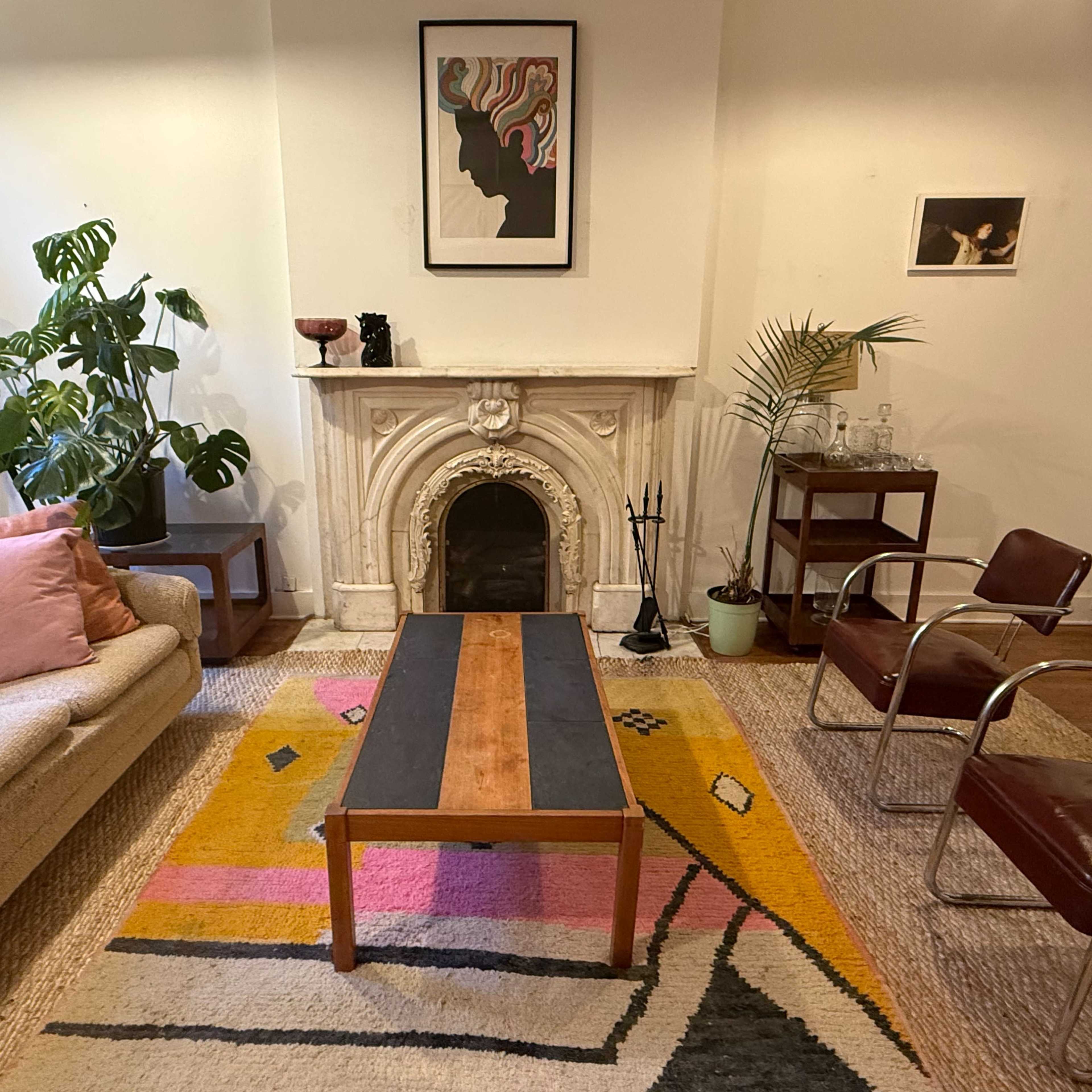 Parlor Floor of Authentic NYC Brownstone Image in Midtown Manhattan, New York, NY
