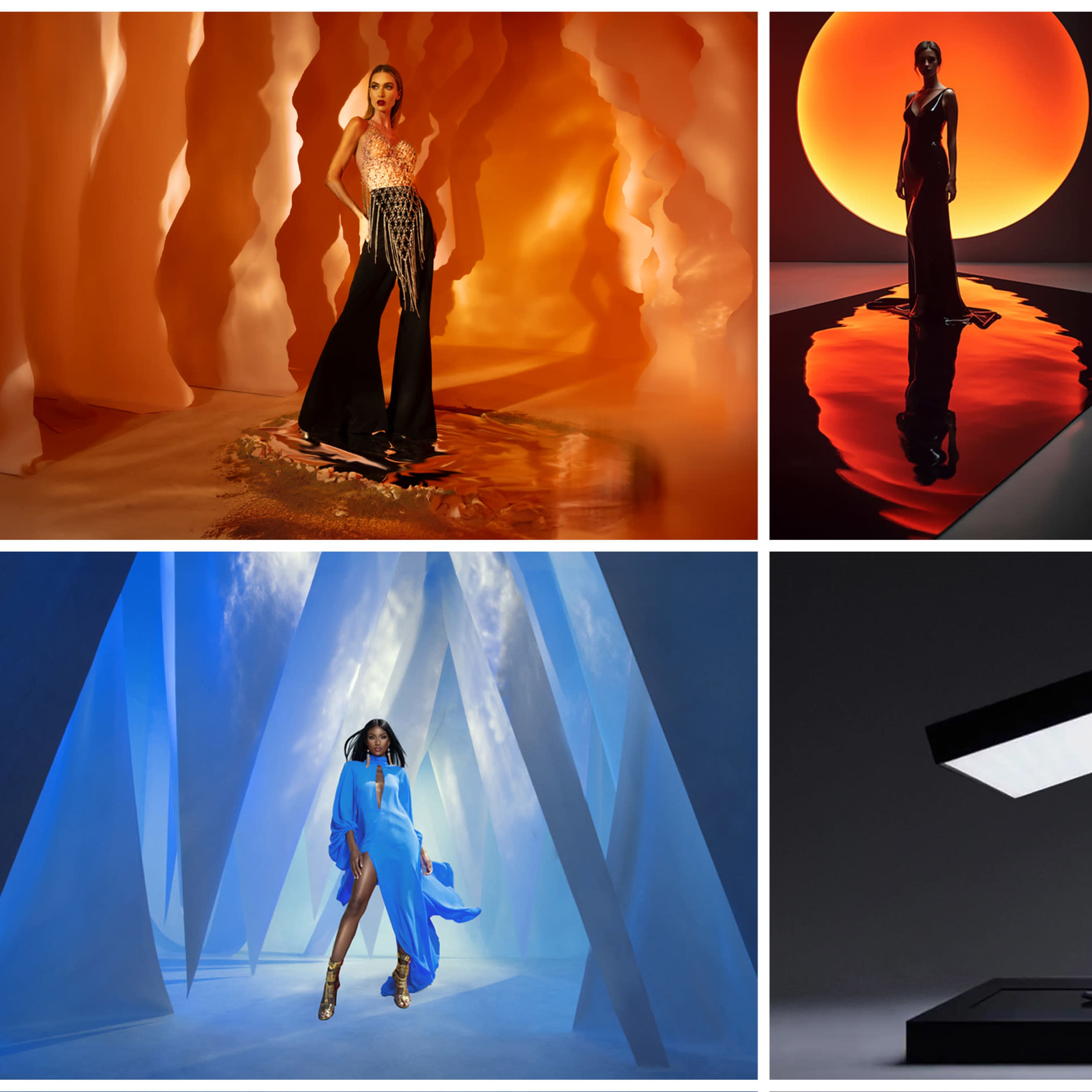 Pre-Lit Cyc Wall Photo Studio – Film/Video Cyclorama with RGB & Design Sets (Near Los Angeles & Orange County) Image in Santa Fe Springs, Santa Fe Springs, CA
