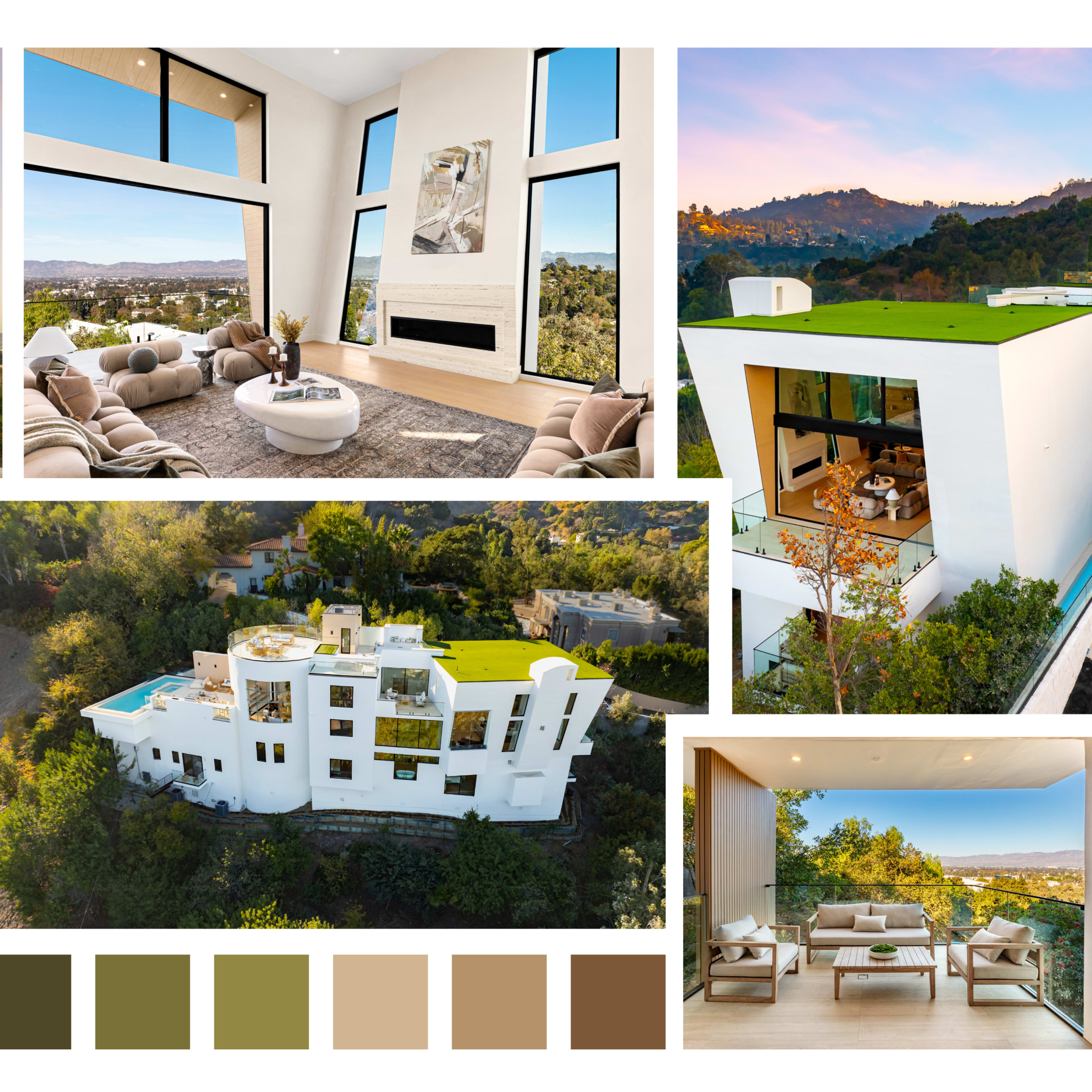 HILLTOP MINIMALIST VILLA/SKY VIEWS & INFINITY POOL Image in Studio City, Los Angeles, CA