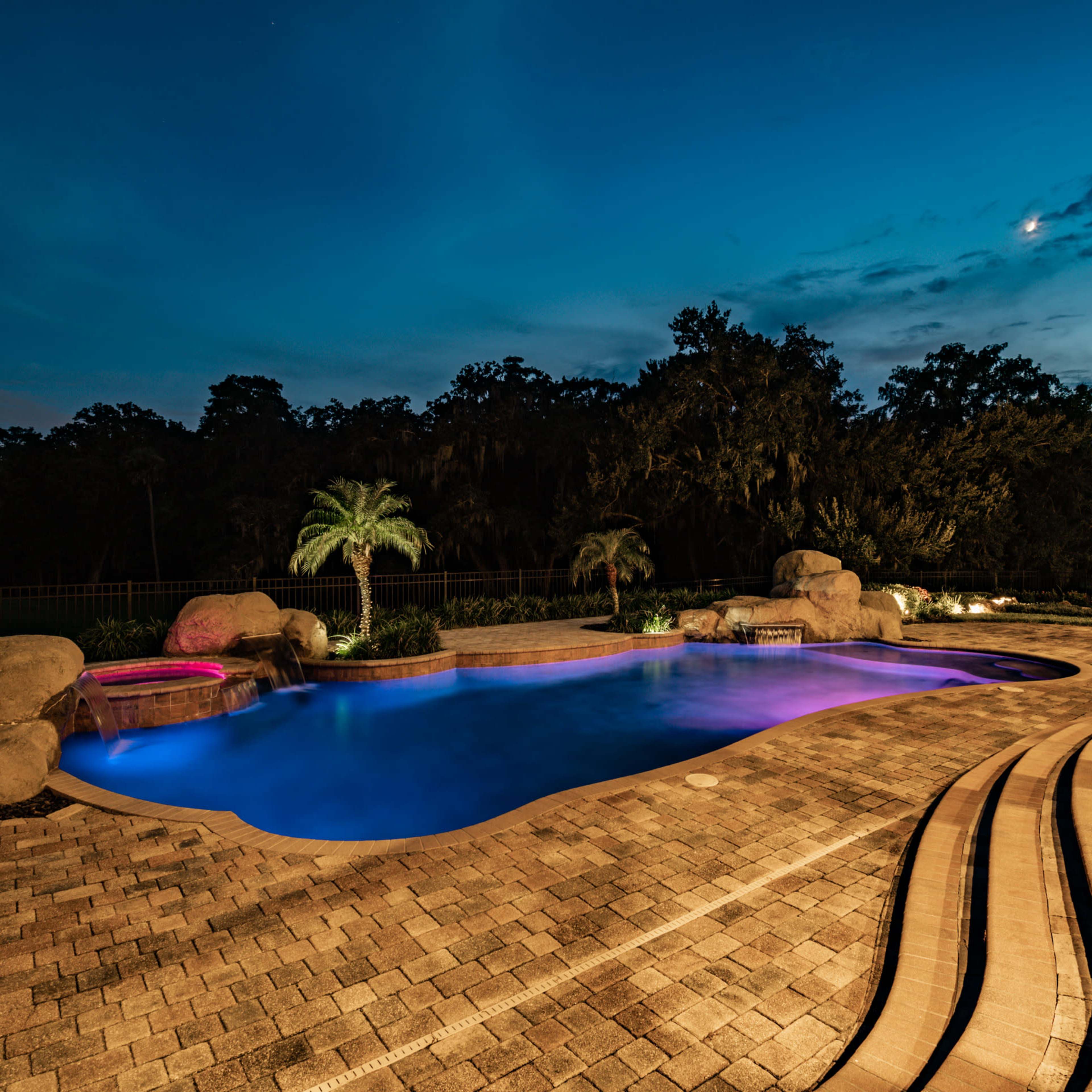 Scenic 8-Acre Luxury Estate with Indoor Theater, Outdoor Spa & Event-Ready Lawn Image in Williamsburg Estates, New Port Richey, FL