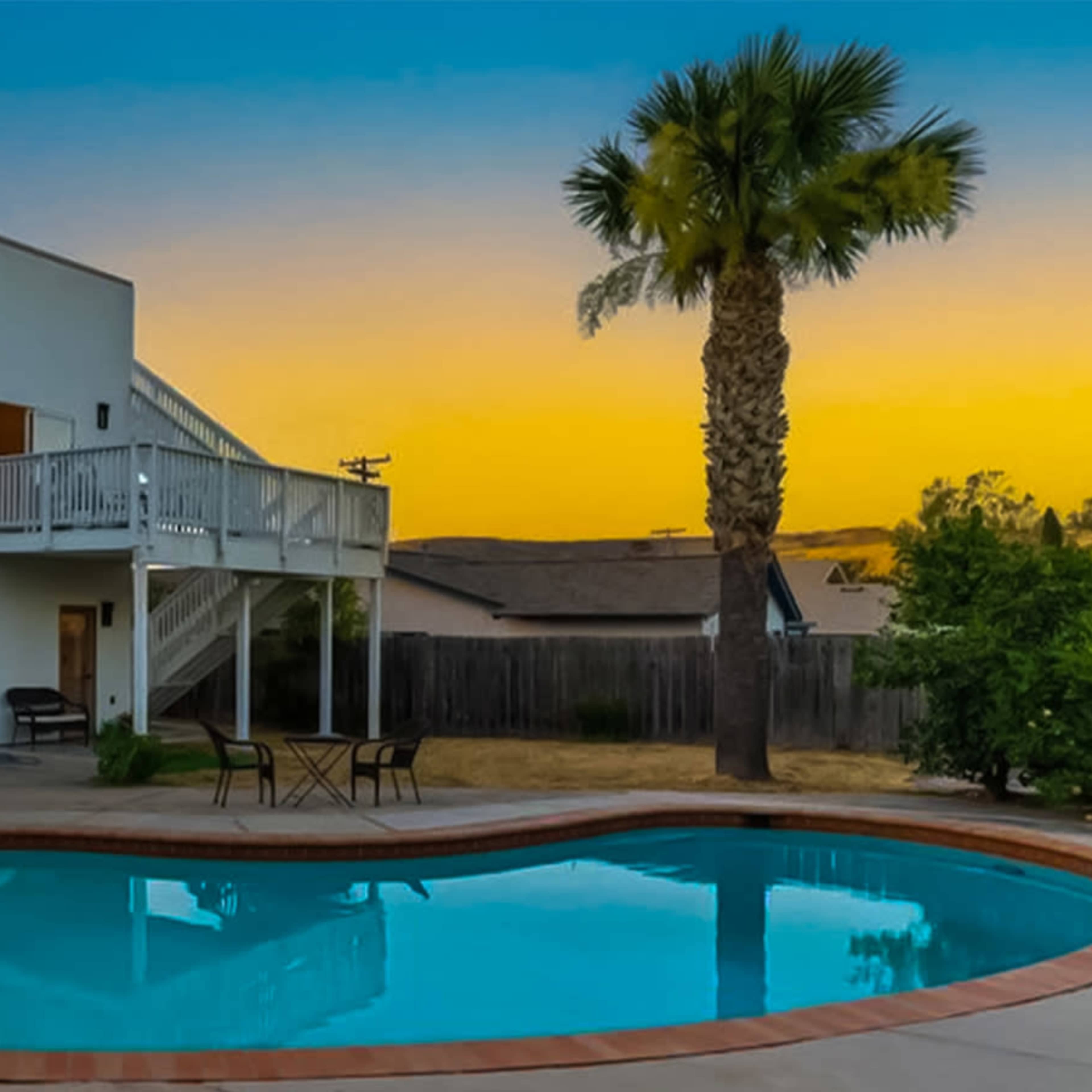 beautiful area roof tops sunset Image in Poway, Poway, CA